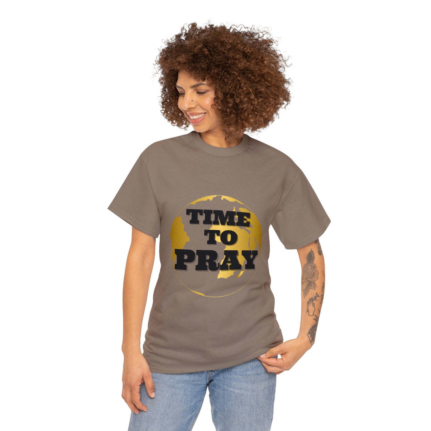 Unisex Heavy Cotton Tee Time to Pray Tee