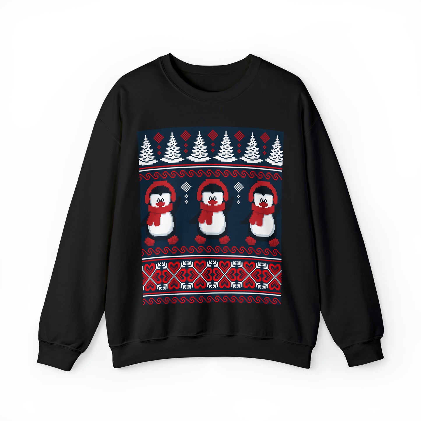 Unisex Heavy Blend™ Crewneck Christmas Ugly Sweatshirt16