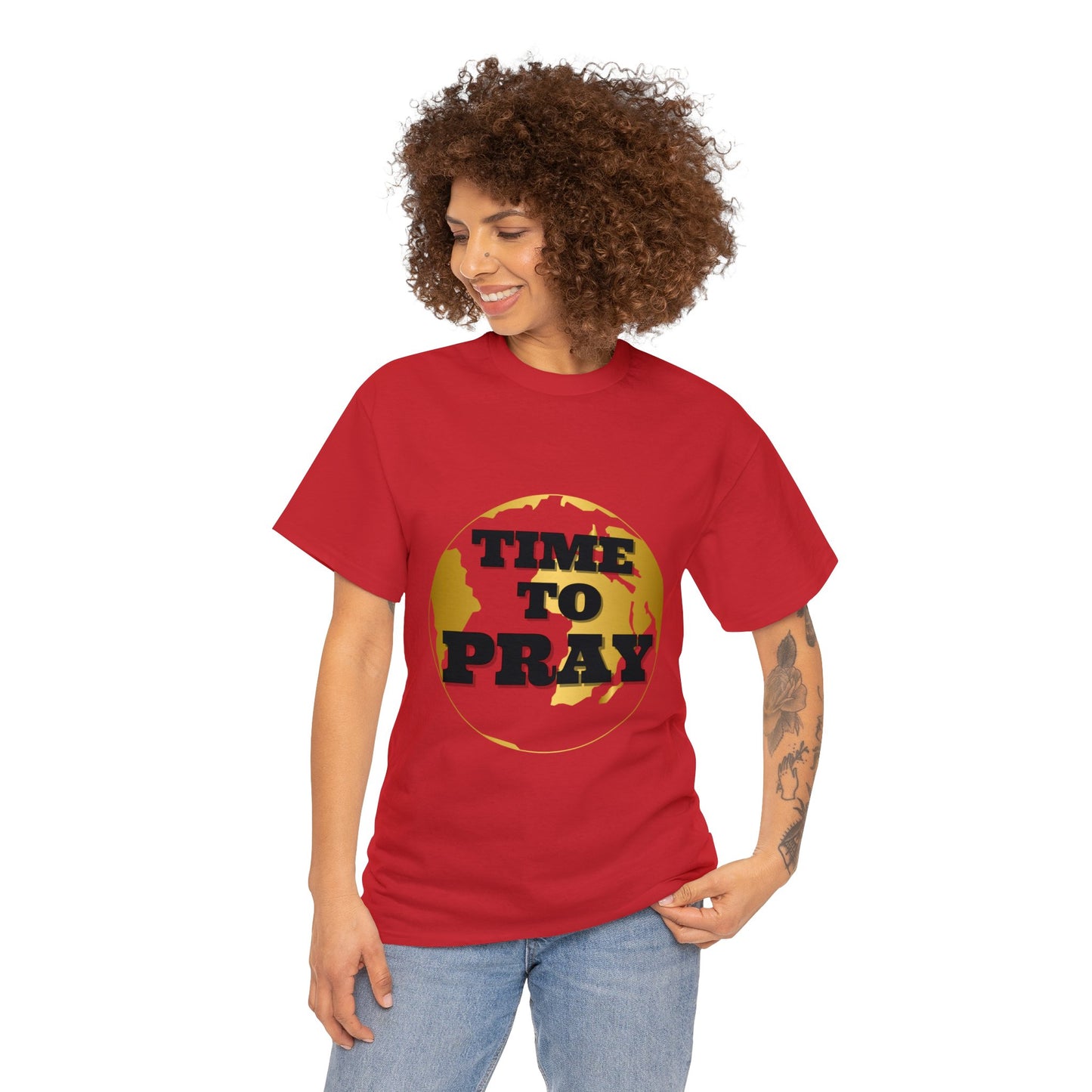 Unisex Heavy Cotton Tee Time to Pray Tee