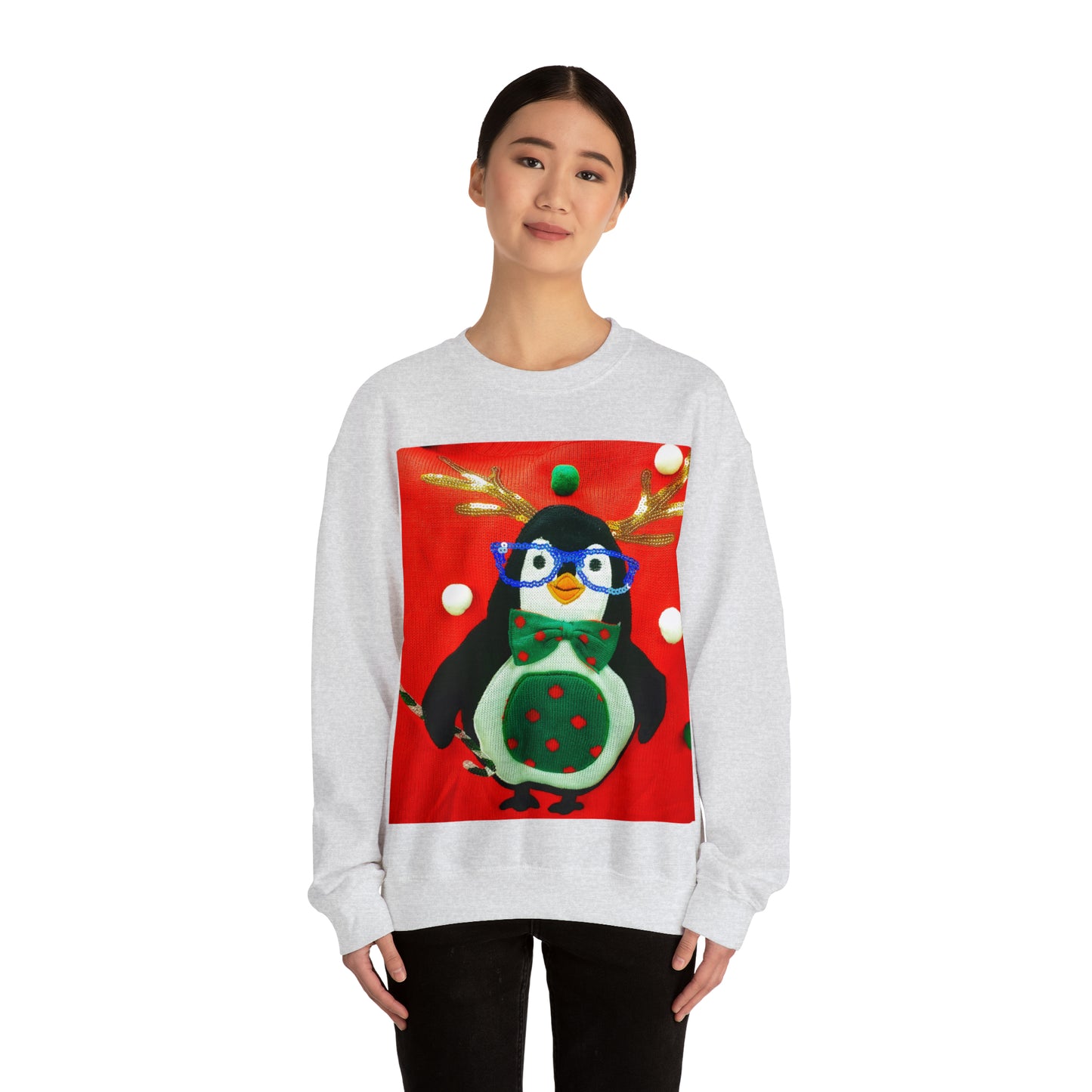 Unisex Heavy Blend™ Crewneck Christmas Ugly Sweatshirt