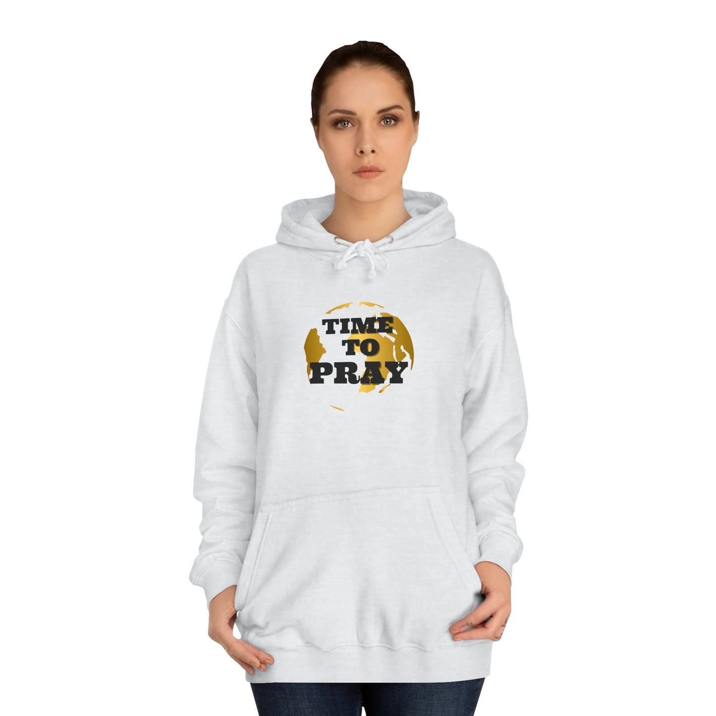 Time to Pray for Peace Unisex College Hoodie