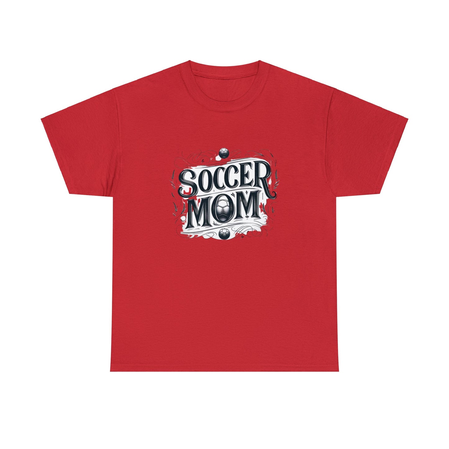 Soccer Mom Black Design Unisex Heavy Cotton Tee