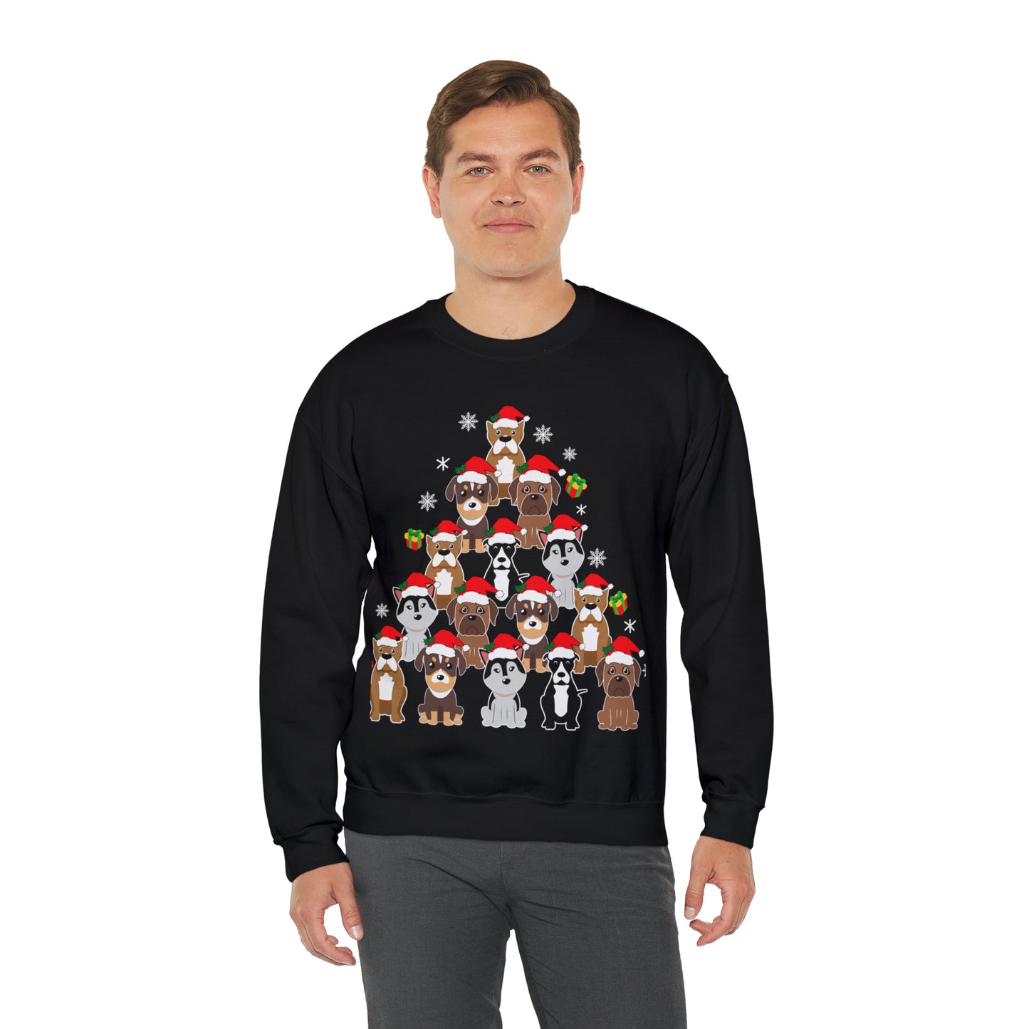 Unisex Heavy Blend™ Crewneck Christmas Ugly Sweatshirt8