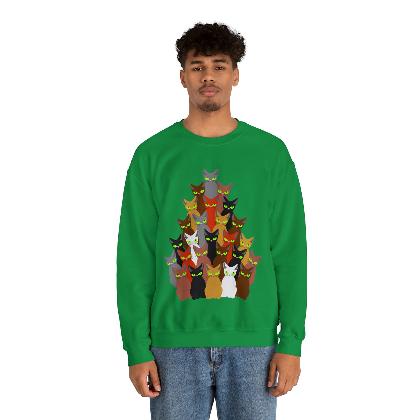 Unisex Heavy Blend™ Crewneck Christmas Ugly Sweatshirt12