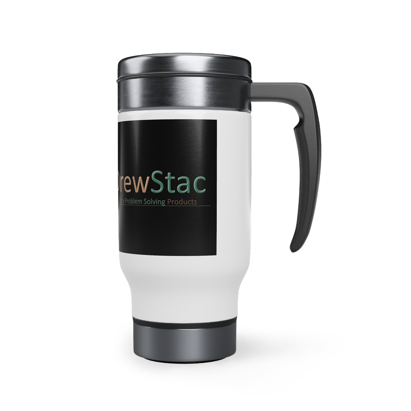 DrewStac Stainless Steel Travel Mug with Handle, 14oz