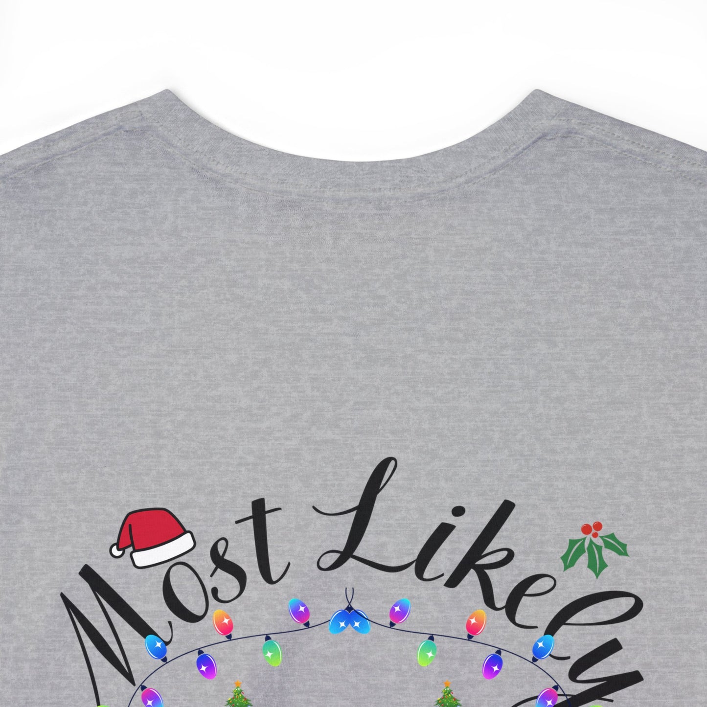 Christmas Ugly Tees Unisex Heavy Cotton Tee fall asleep First