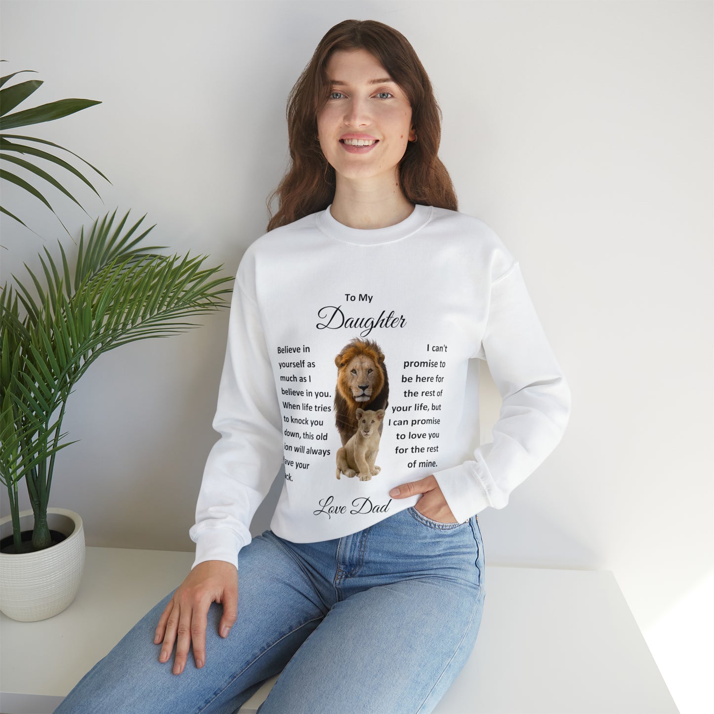 To My Daughter Sweatshirt 2