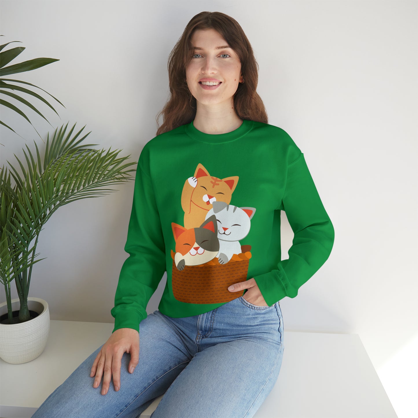 Unisex Heavy Blend™ Crewneck Christmas Ugly Sweatshirt7