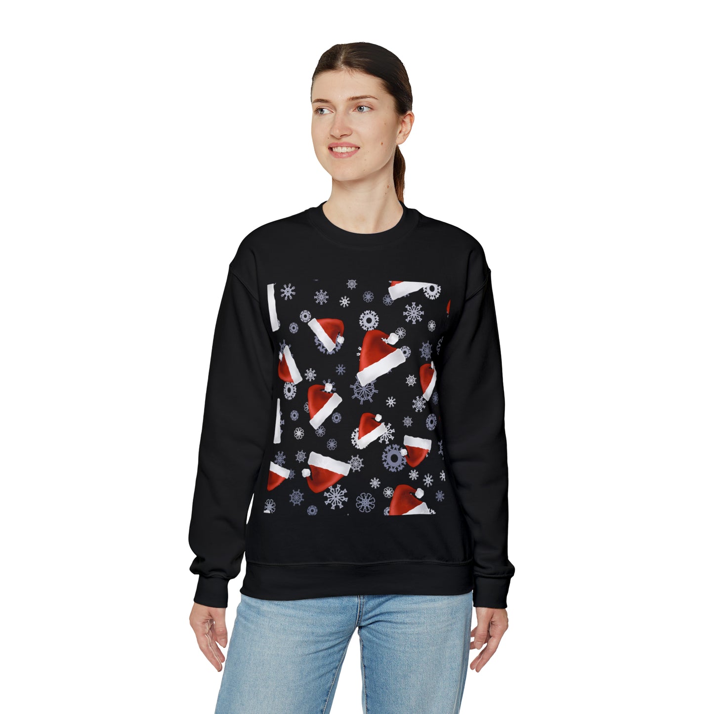 Unisex Heavy Blend™ Crewneck Christmas Ugly Sweatshirt18