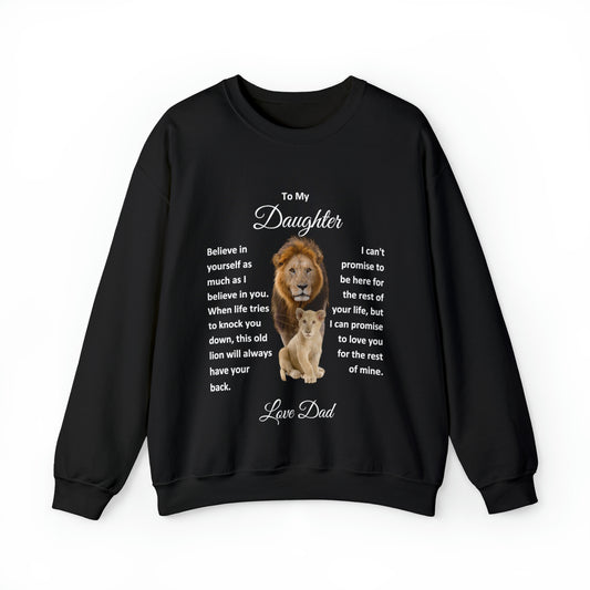 To My Daughter Sweatshirt