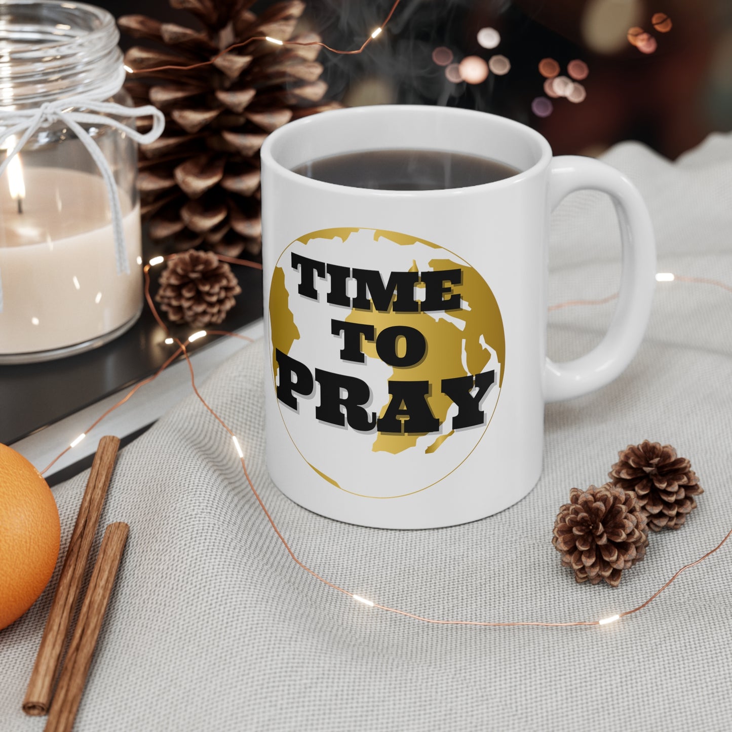 Ceramic Mug 11oz Time to Pray for Peace