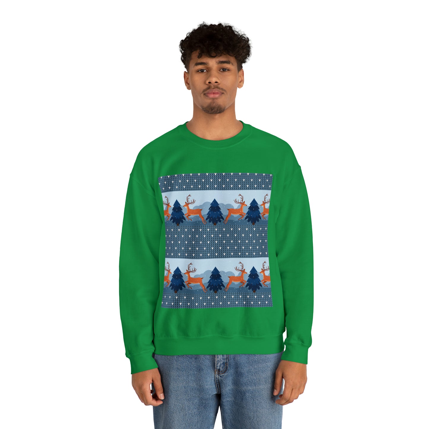 Unisex Heavy Blend™ Crewneck Christmas Ugly Sweatshirt22