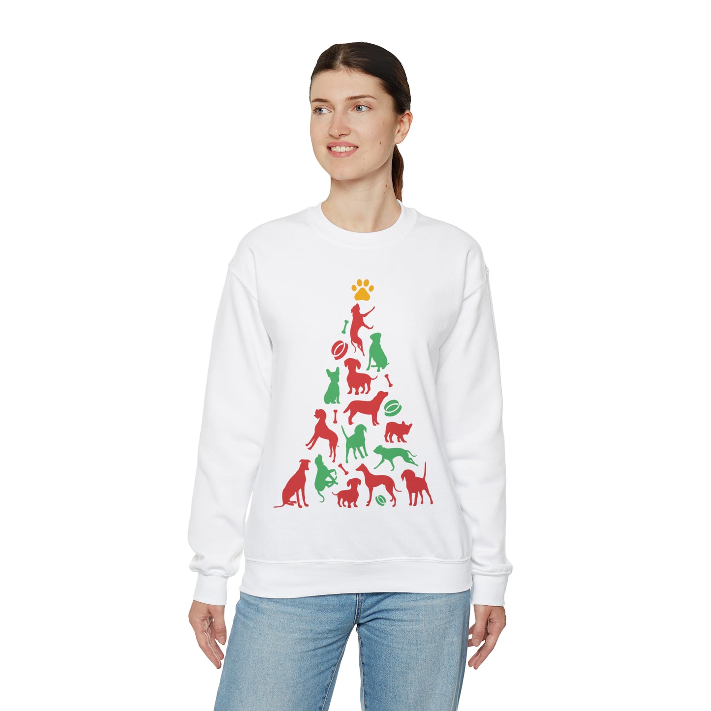 Unisex Heavy Blend™ Crewneck Christmas Ugly Sweatshirt11