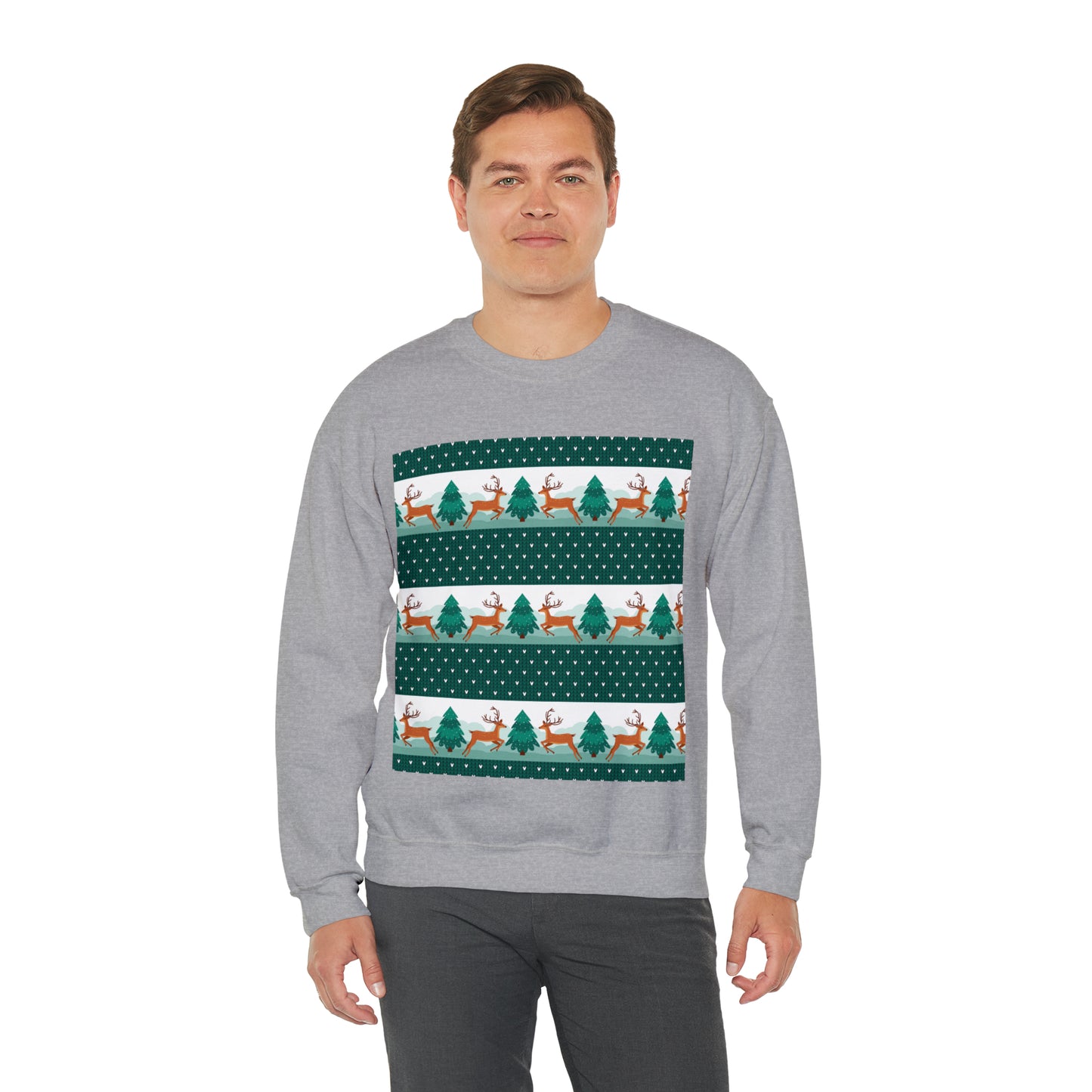 Unisex Heavy Blend™ Crewneck Christmas Ugly Sweatshirt3