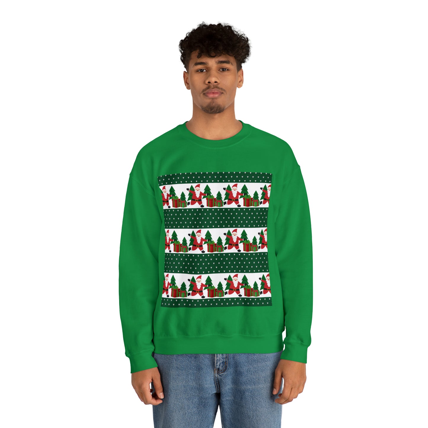 Unisex Heavy Blend™ Crewneck Christmas Ugly Sweatshirt21