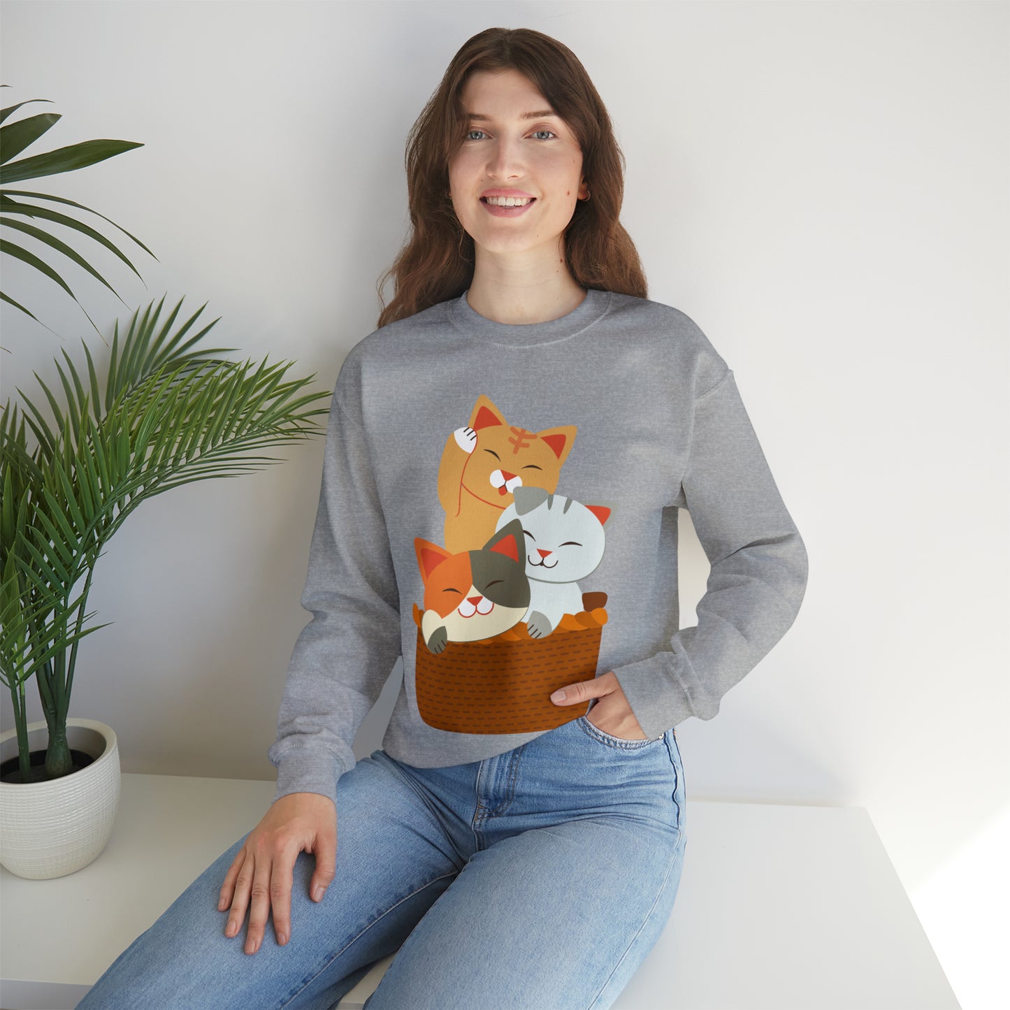 Unisex Heavy Blend™ Crewneck Christmas Ugly Sweatshirt7