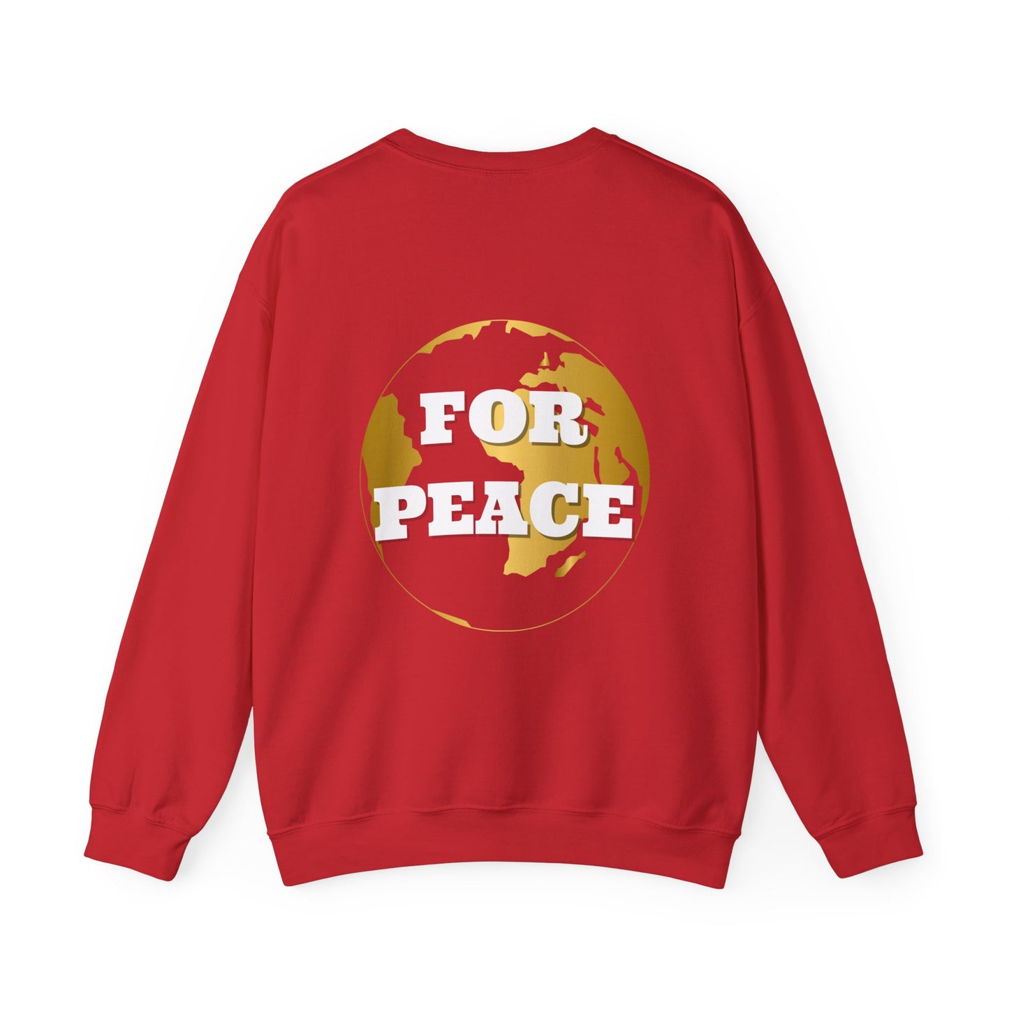 Unisex Heavy Blend™ Crewneck Sweatshirt Time to Pray for Peace Design