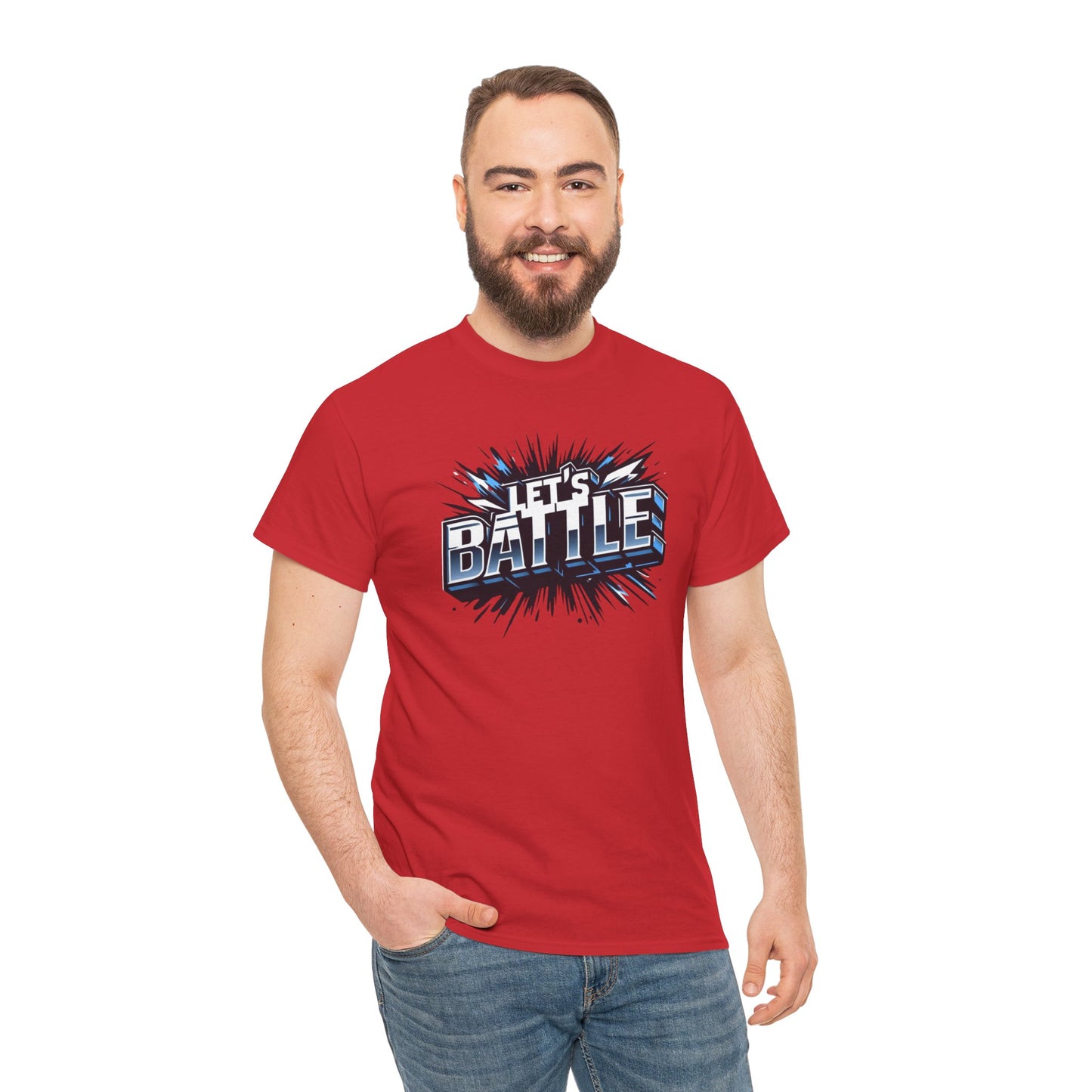 Heavy Cotton Tshirt for Male and Female Lets Battle