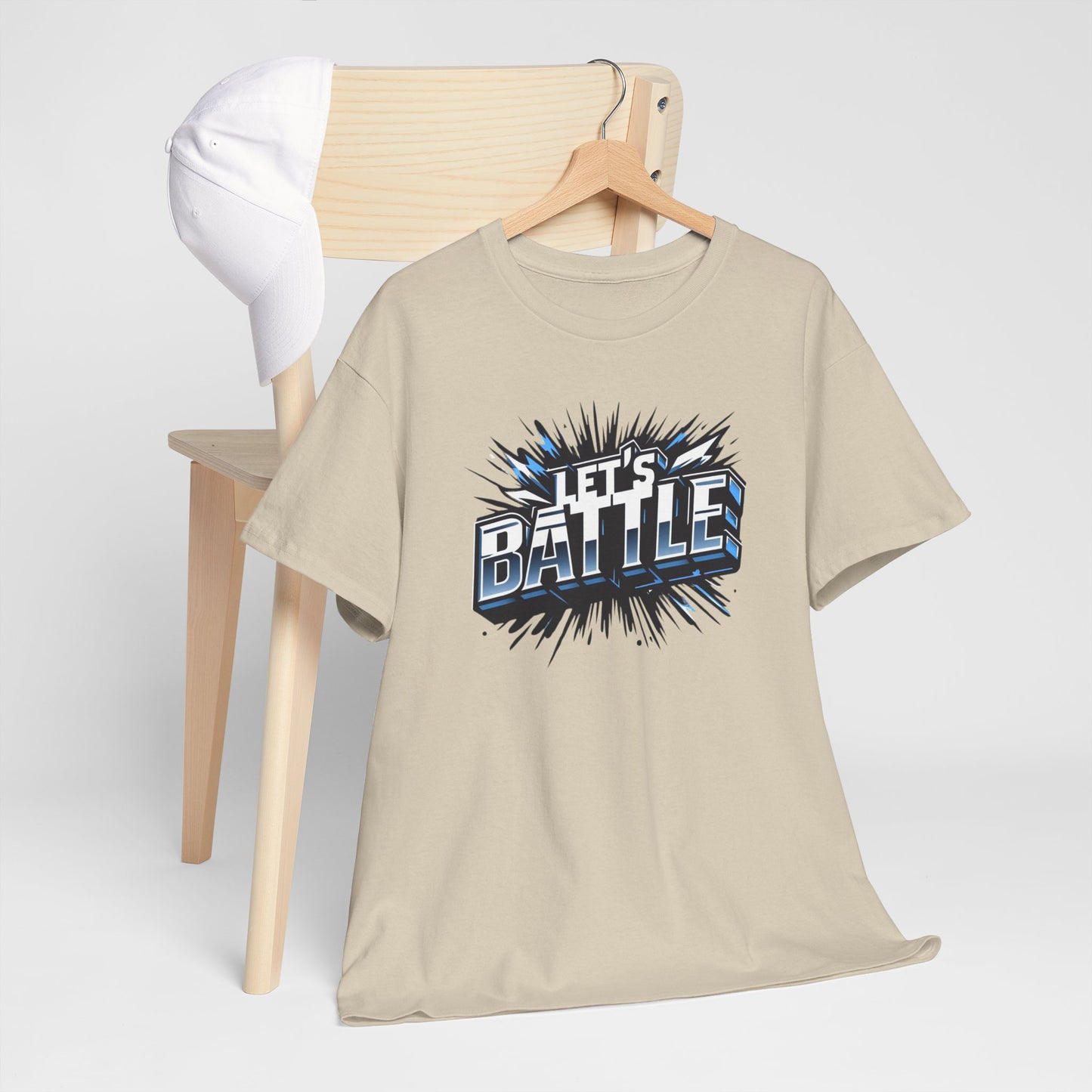 Heavy Cotton Tshirt for Male and Female Lets Battle