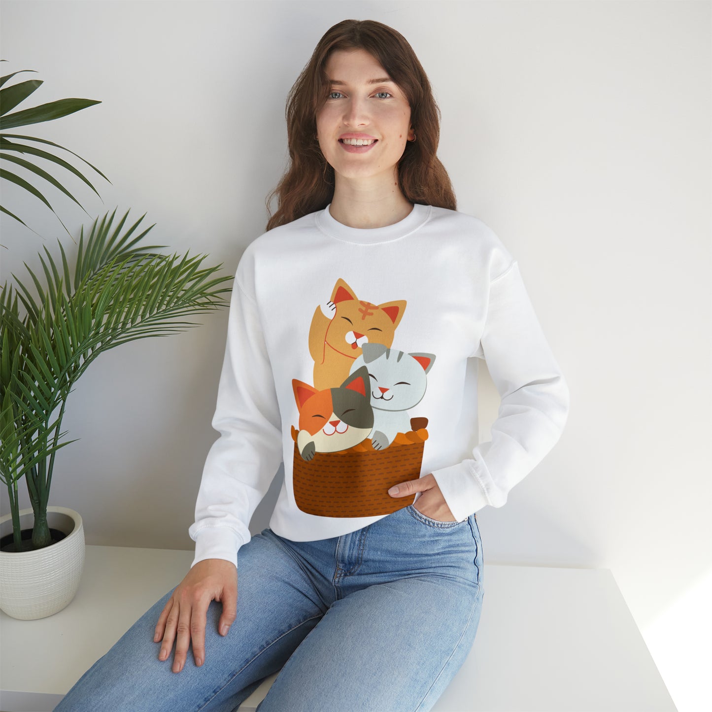 Unisex Heavy Blend™ Crewneck Christmas Ugly Sweatshirt7