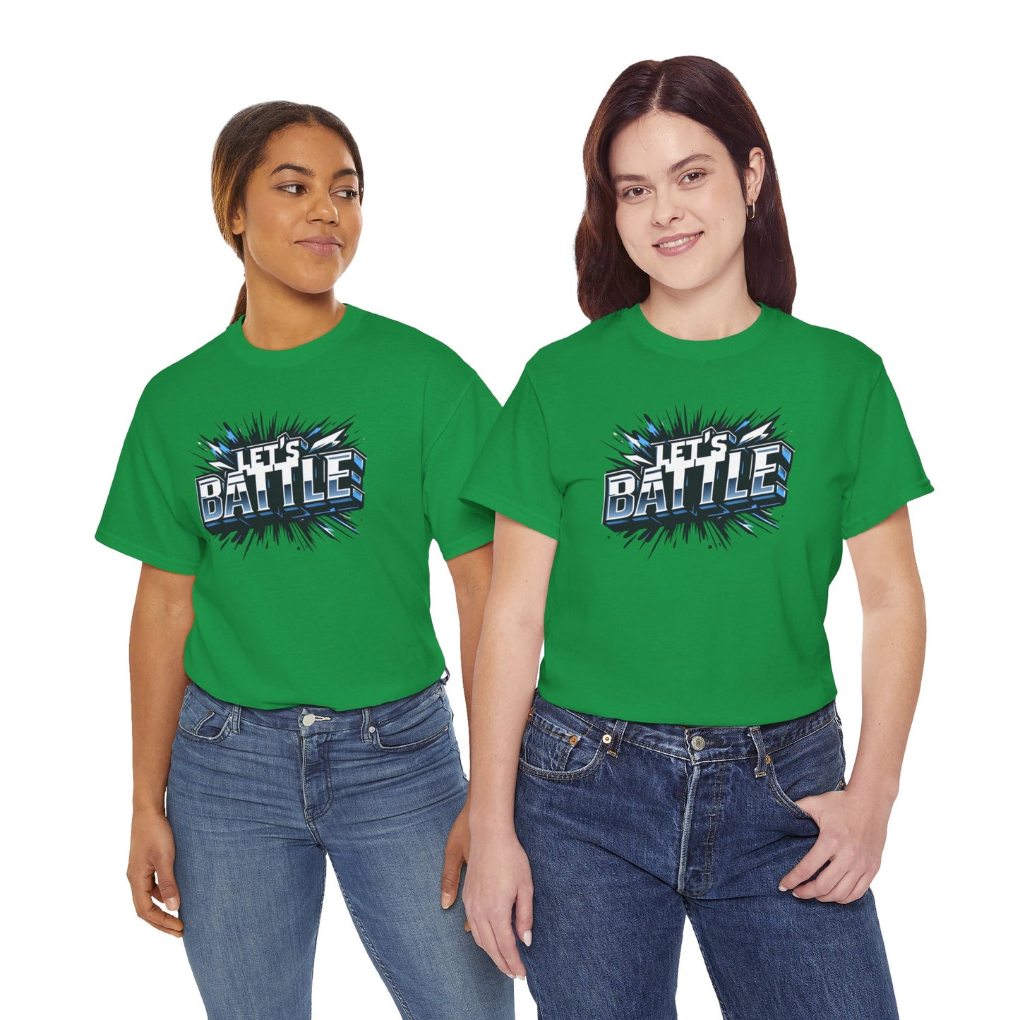 Heavy Cotton Tshirt for Male and Female Lets Battle