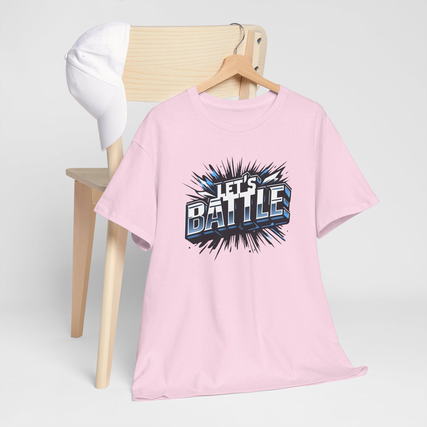 Heavy Cotton Tshirt for Male and Female Lets Battle