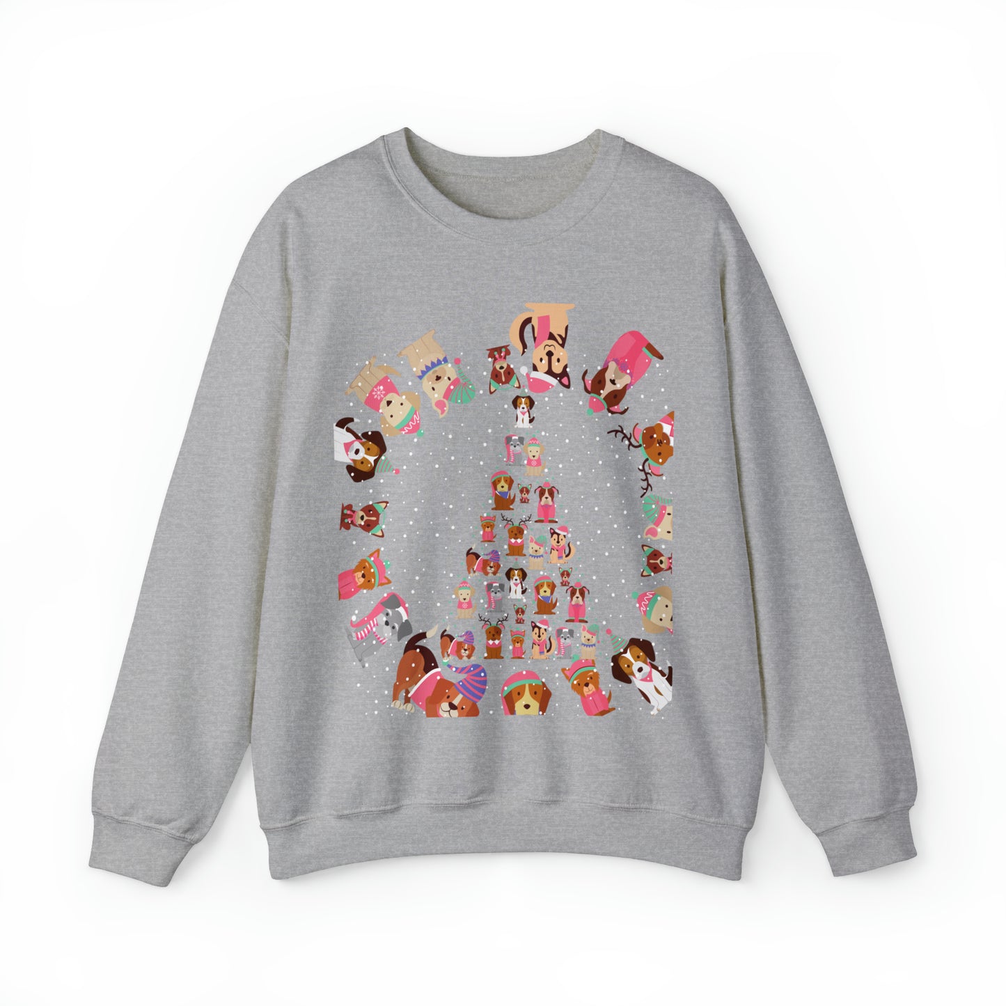 Unisex Heavy Blend™ Crewneck Christmas Ugly Sweatshirt6