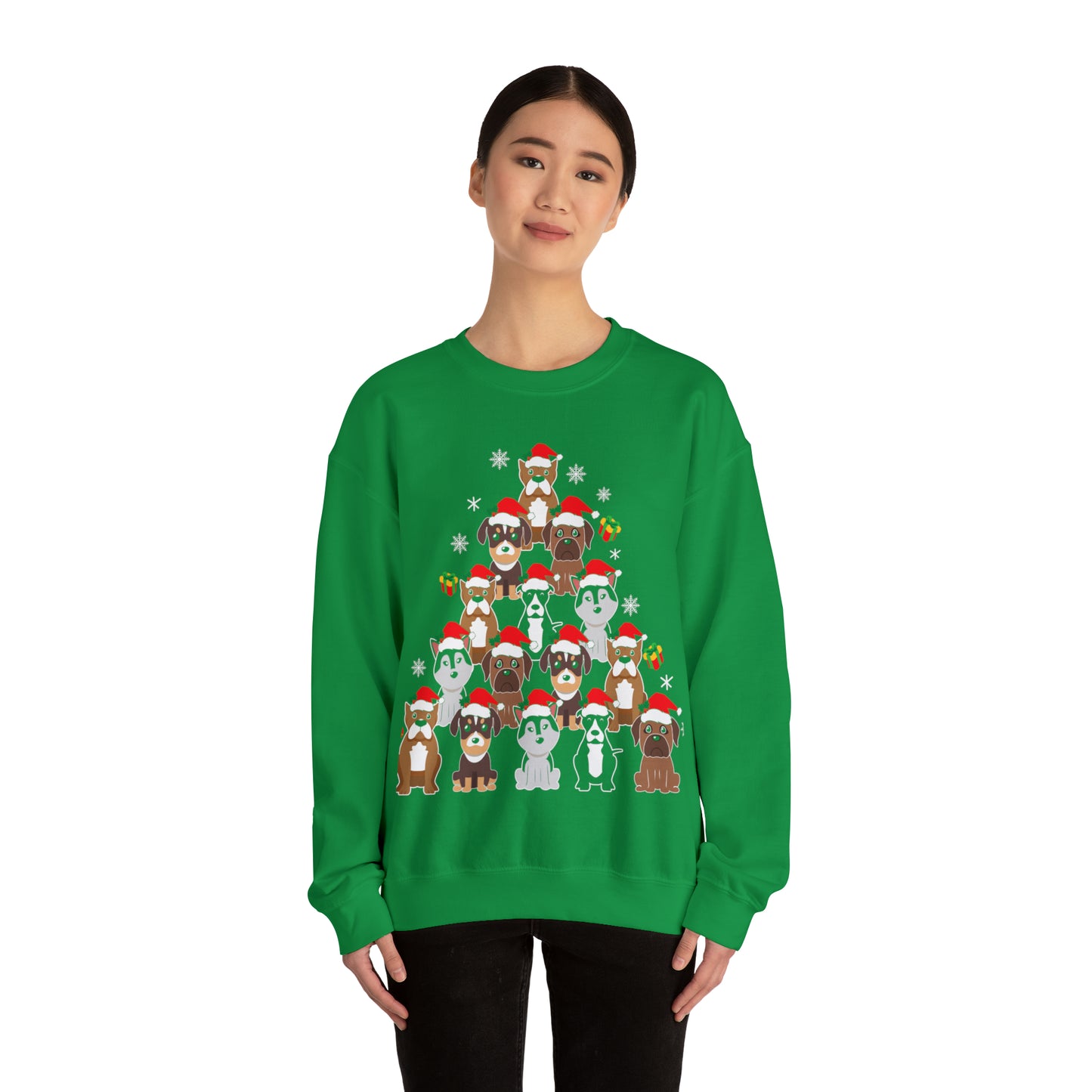 Unisex Heavy Blend™ Crewneck Christmas Ugly Sweatshirt8