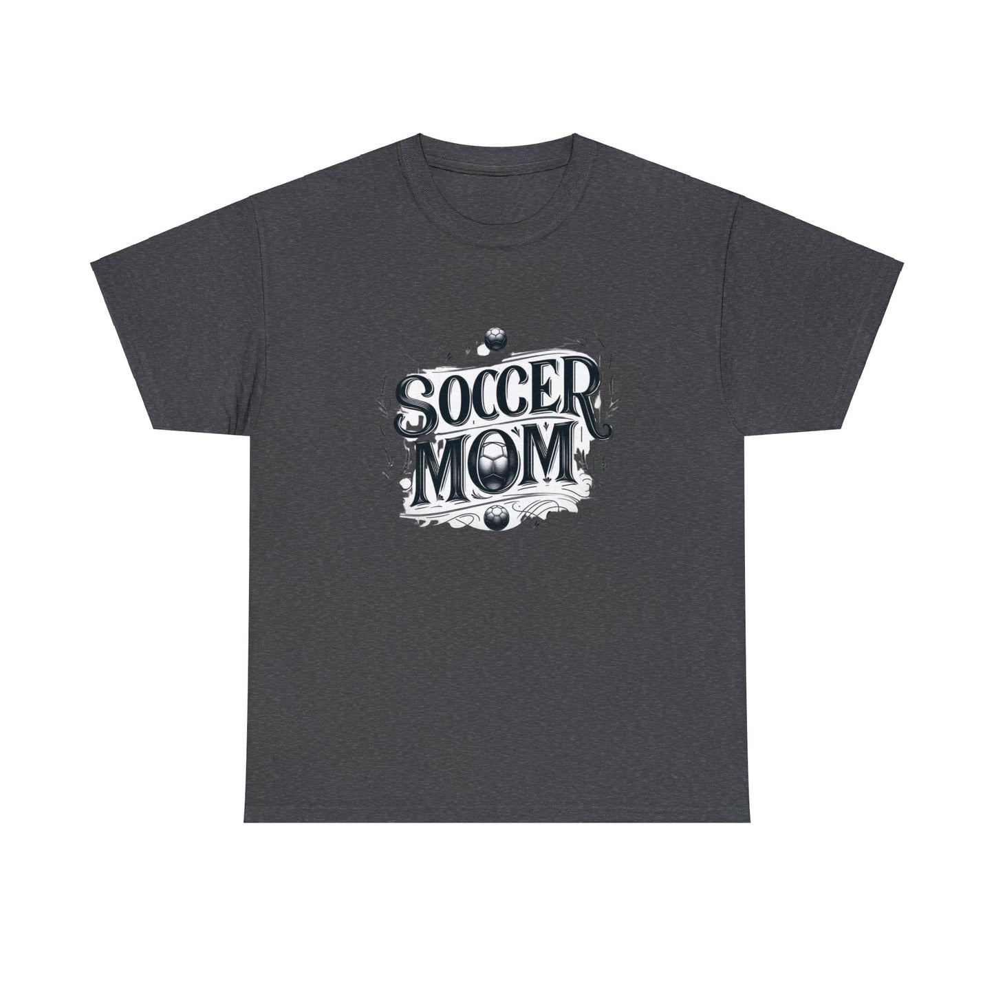 Soccer Mom Black Design Unisex Heavy Cotton Tee