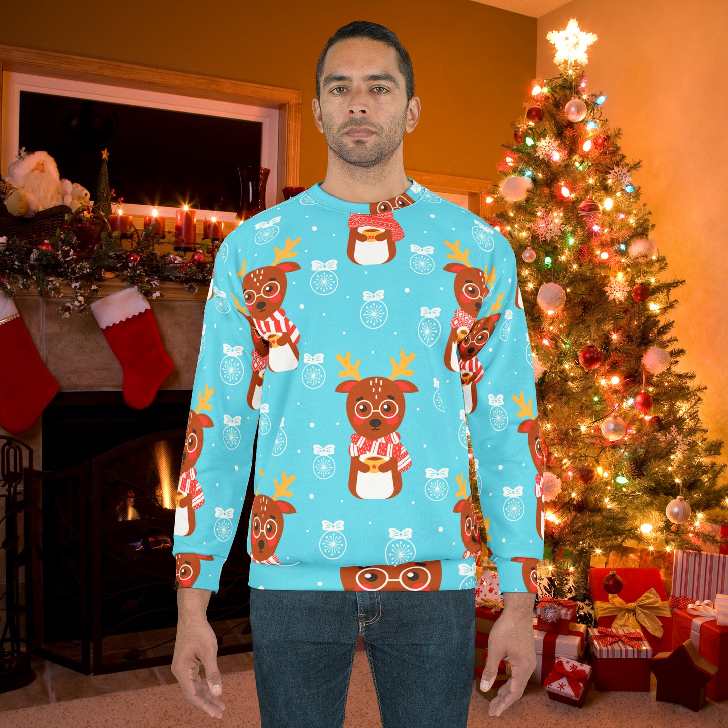 Christmas Ugly Sweater All Over Print Unisex Sweatshirt 2