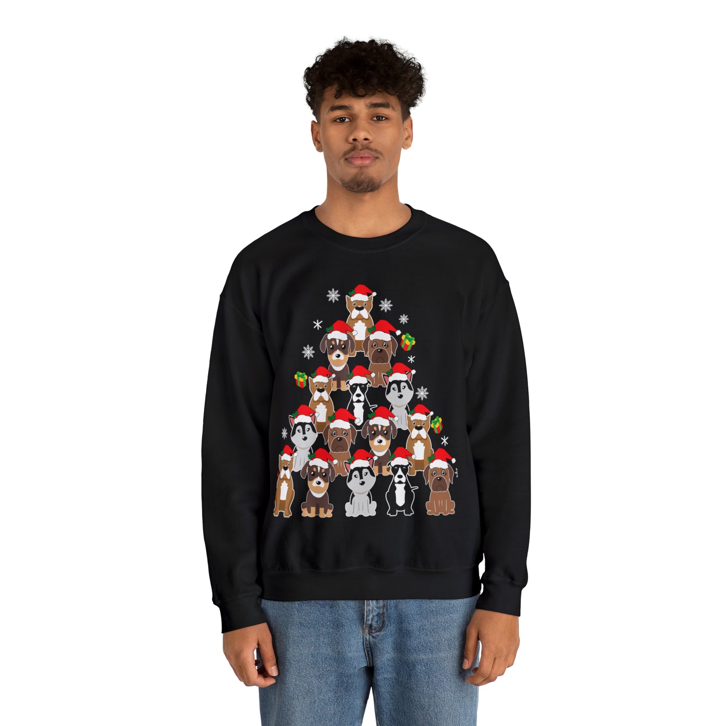 Unisex Heavy Blend™ Crewneck Christmas Ugly Sweatshirt8