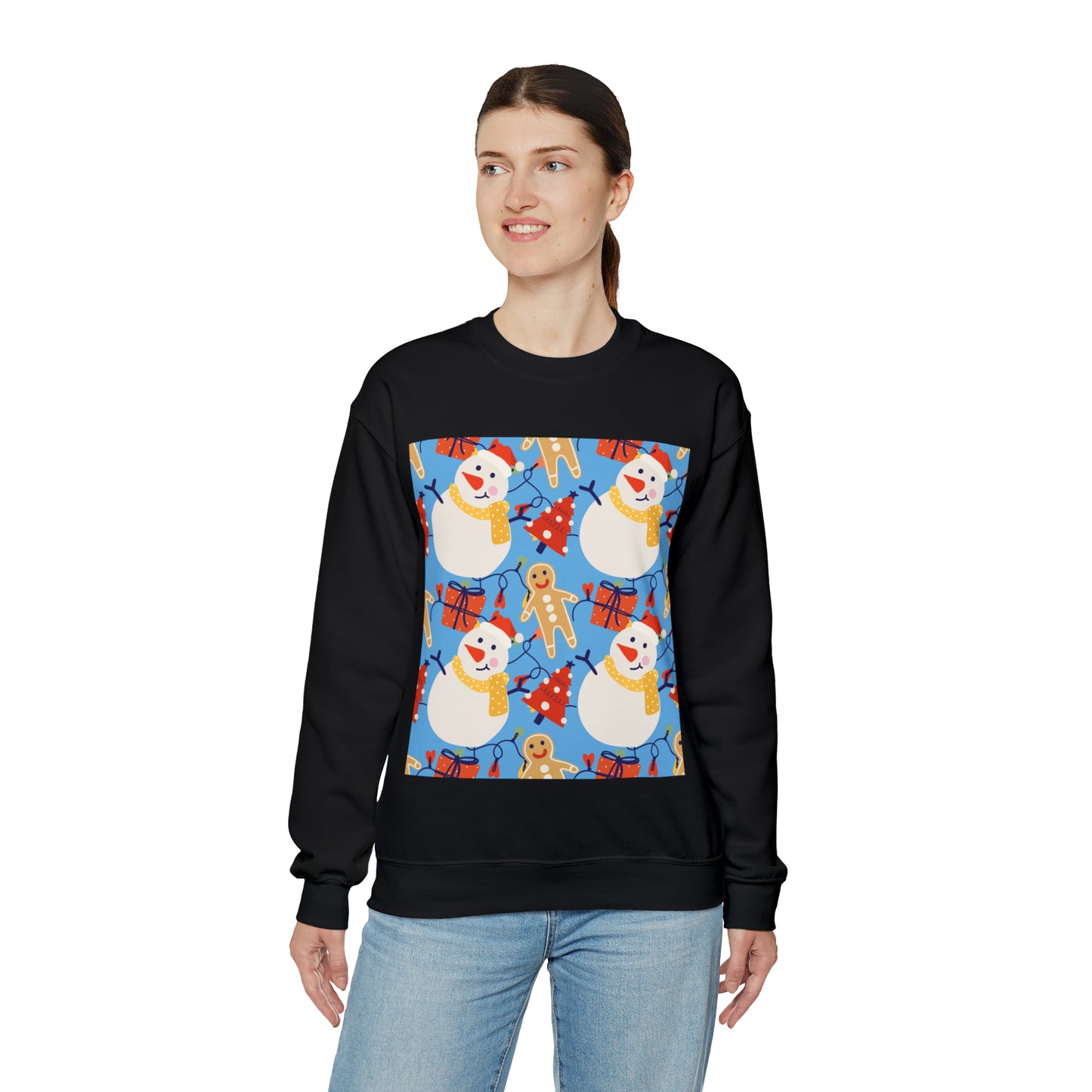 Unisex Heavy Blend™ Crewneck Christmas Ugly Sweatshirt14