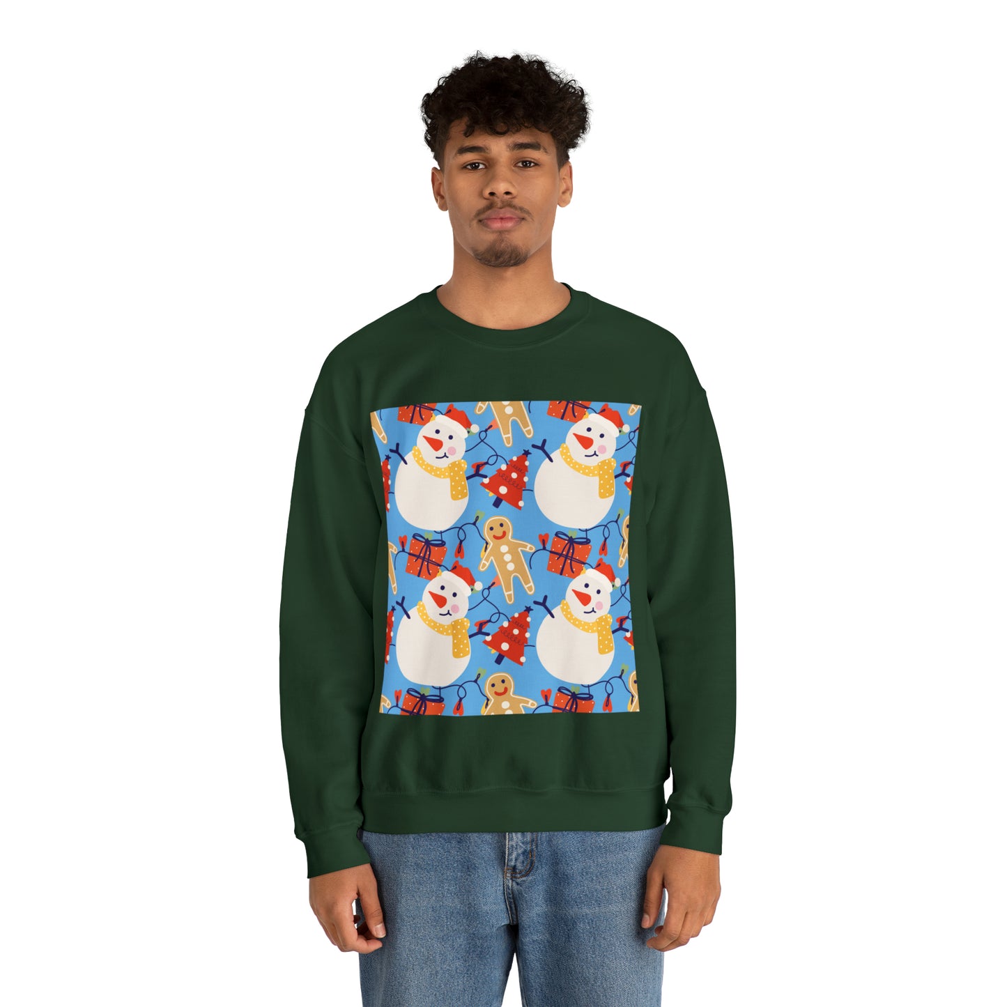 Unisex Heavy Blend™ Crewneck Christmas Ugly Sweatshirt14