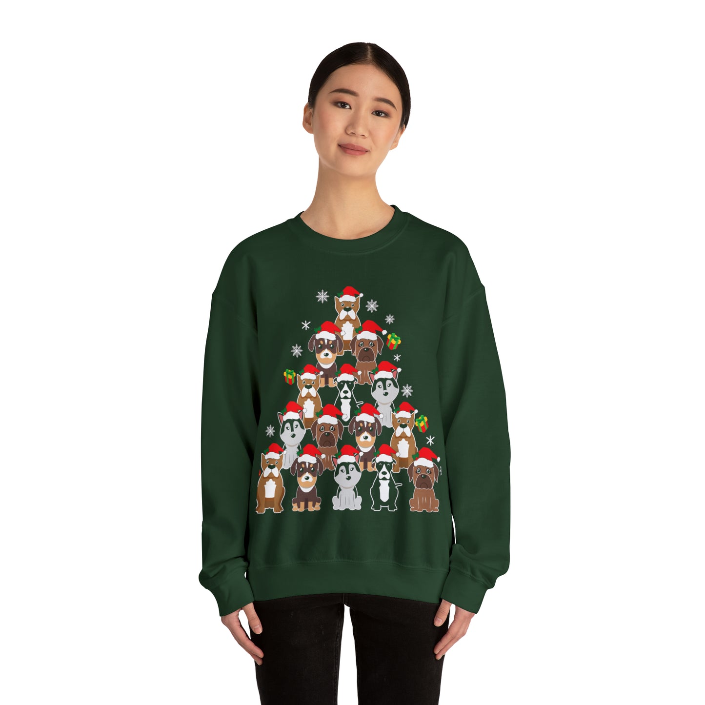 Unisex Heavy Blend™ Crewneck Christmas Ugly Sweatshirt8