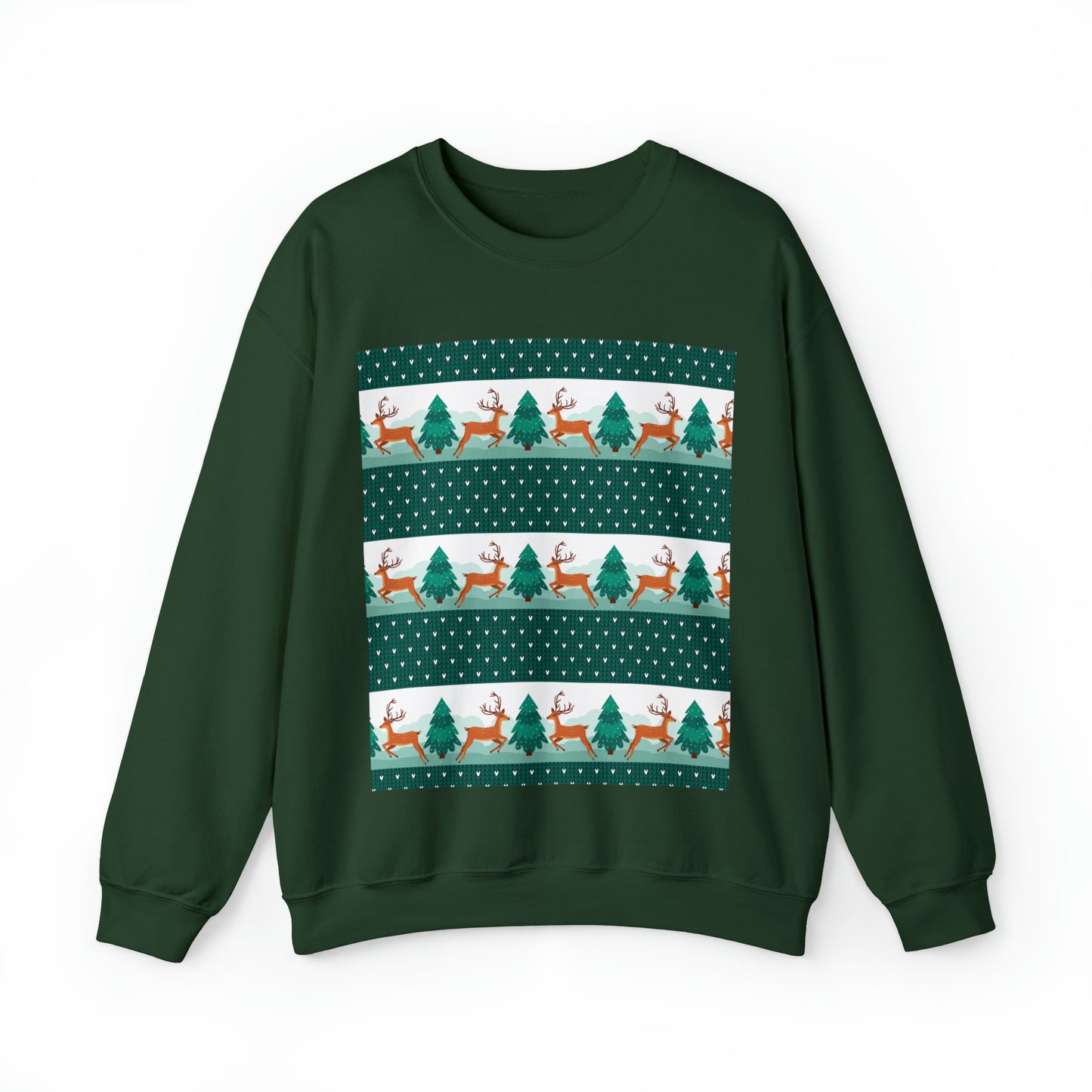 Unisex Heavy Blend™ Crewneck Christmas Ugly Sweatshirt3