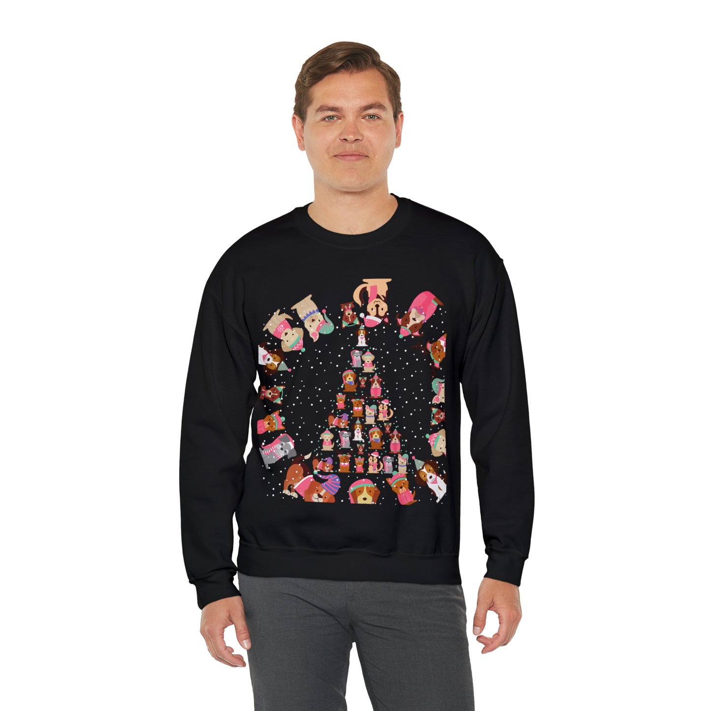 Unisex Heavy Blend™ Crewneck Christmas Ugly Sweatshirt6