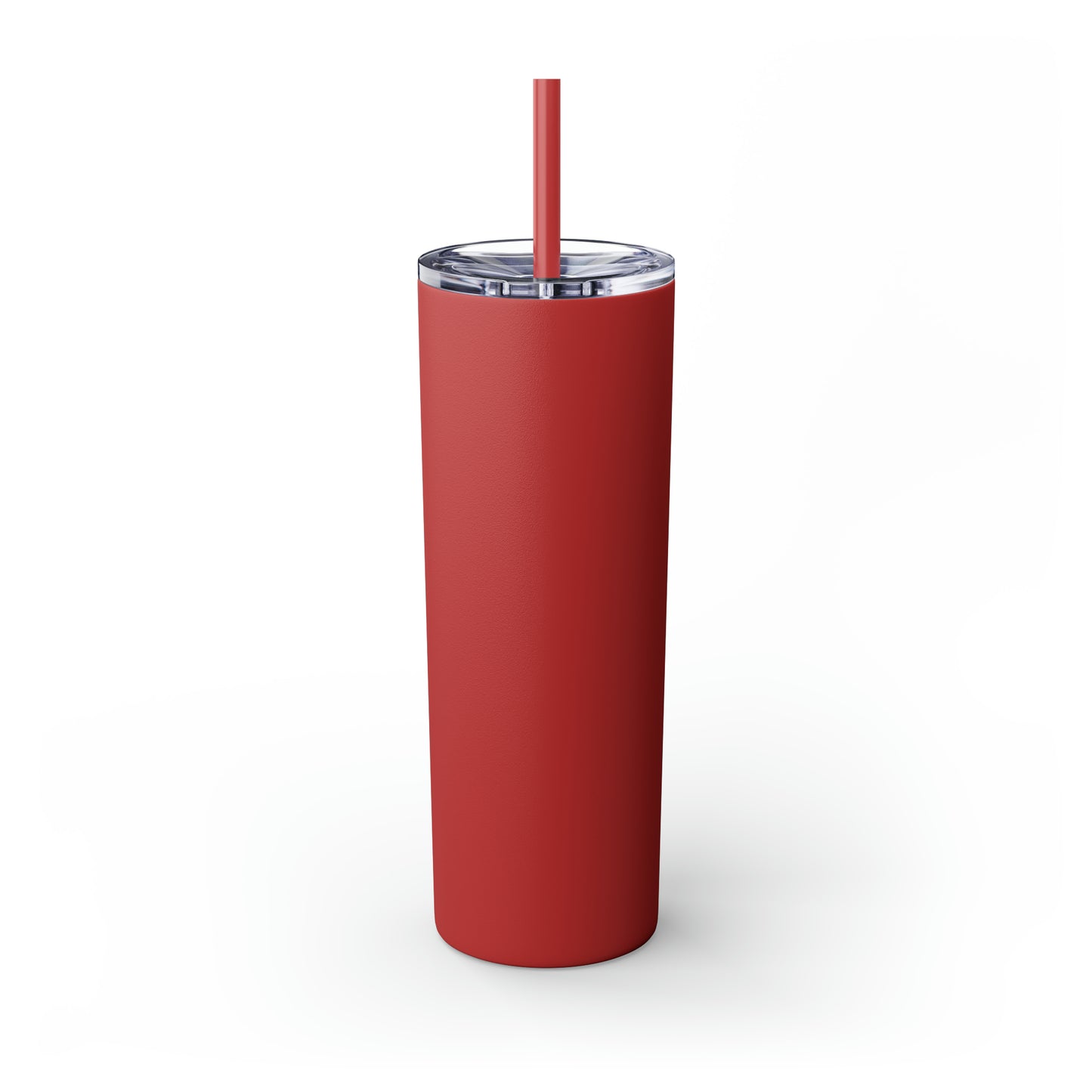 Skinny Tumbler with Straw, 20oz - Single Rose