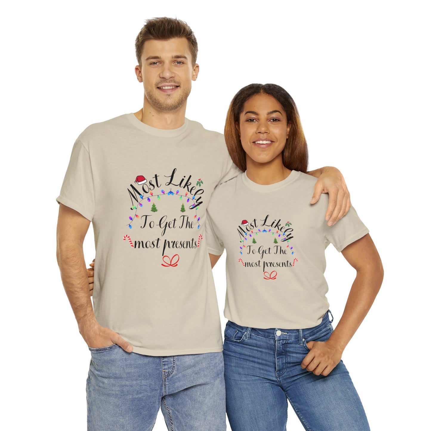 Christmas Ugly Tees Unisex Heavy Cotton Tee get most Presents