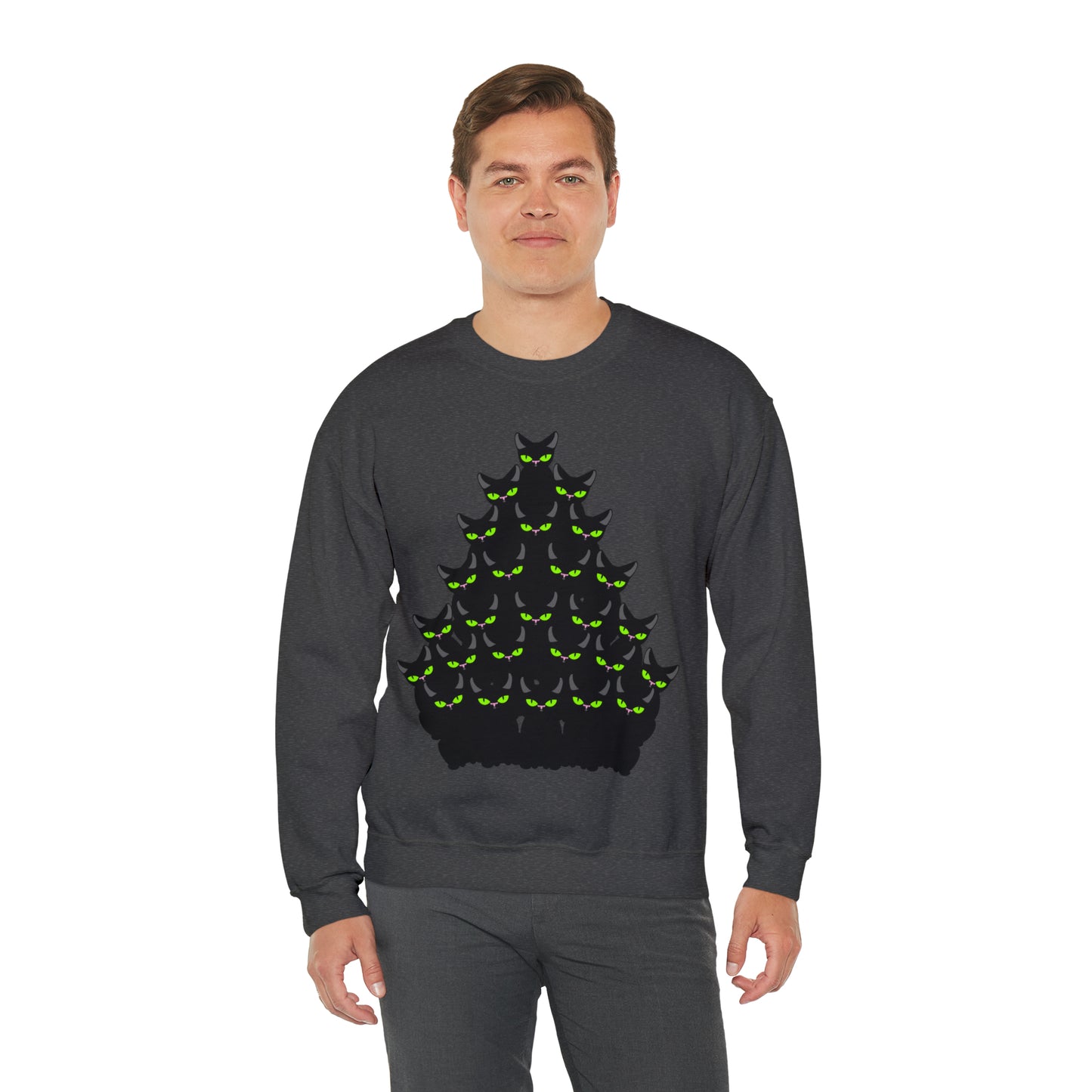 Unisex Heavy Blend™ Crewneck Christmas Ugly Sweatshirt13