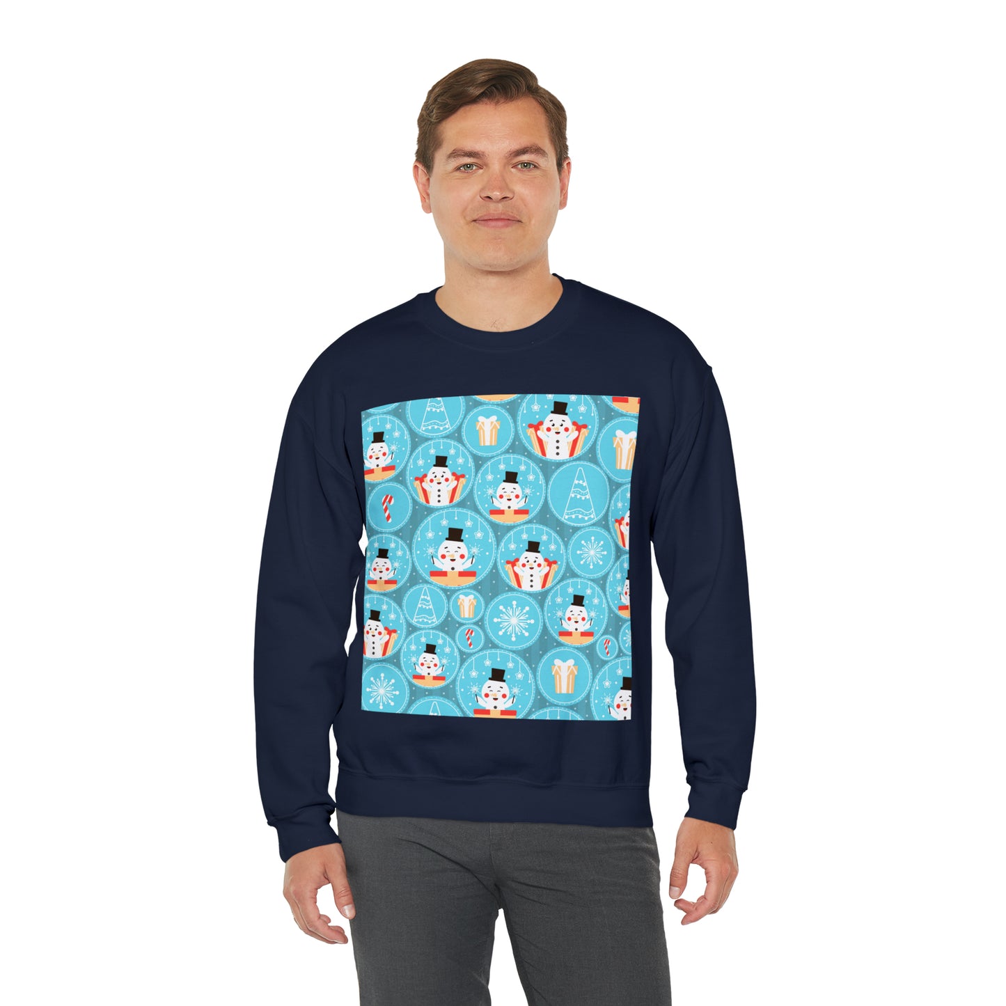 Unisex Heavy Blend™ Crewneck Christmas Ugly Sweatshirt5