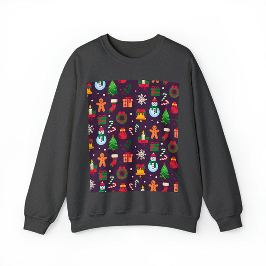 Unisex Heavy Blend™ Crewneck Christmas Ugly Sweatshirt10