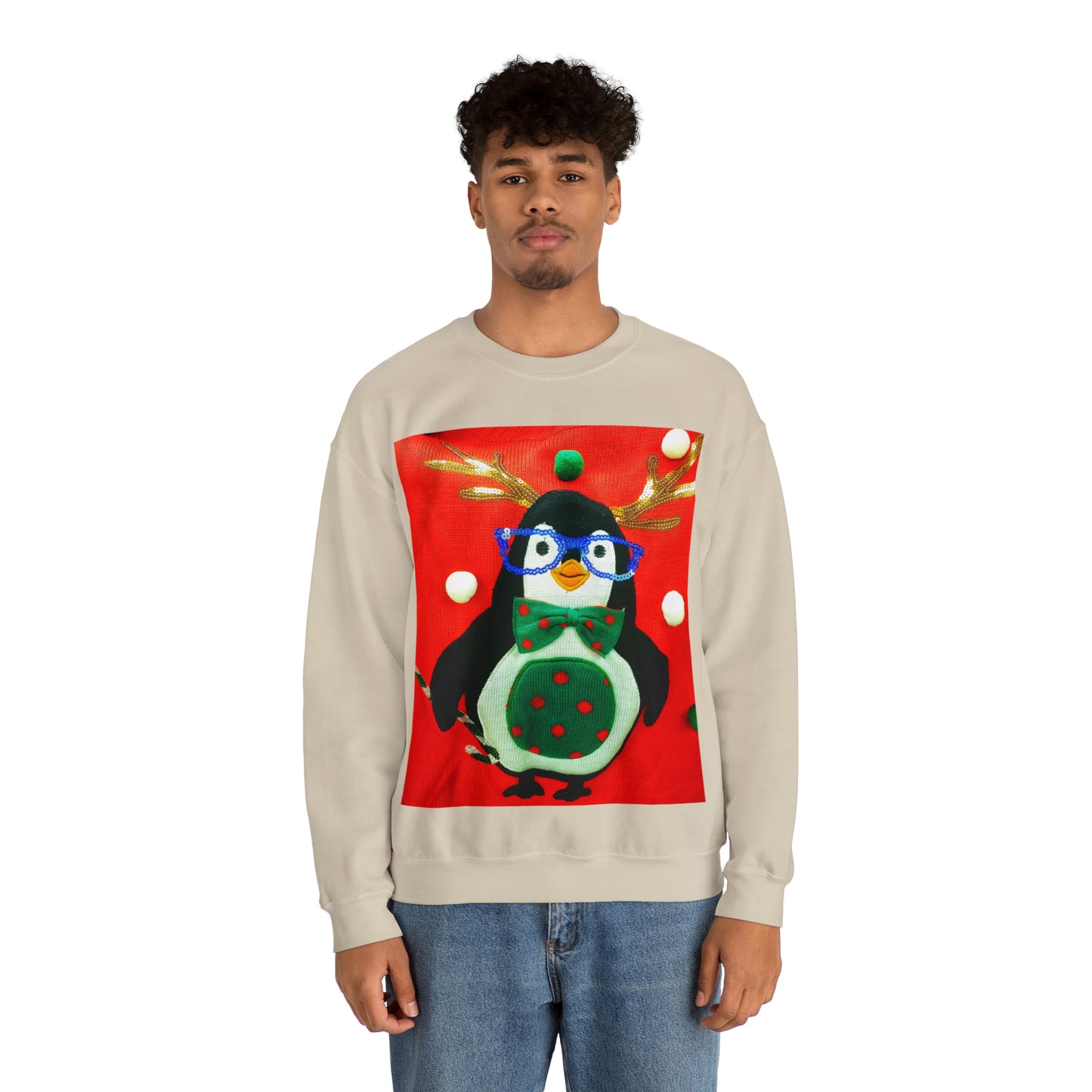 Unisex Heavy Blend™ Crewneck Christmas Ugly Sweatshirt