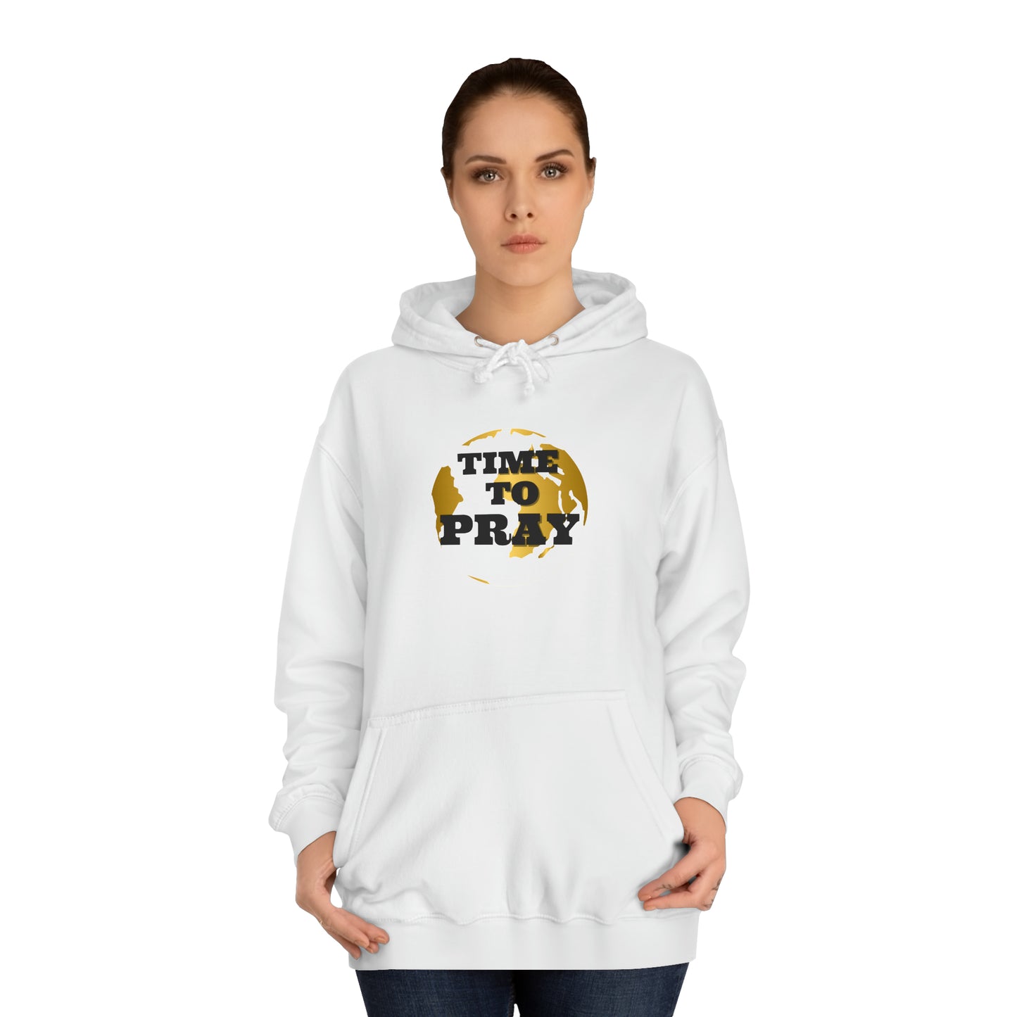 Time to Pray for Peace Unisex College Hoodie