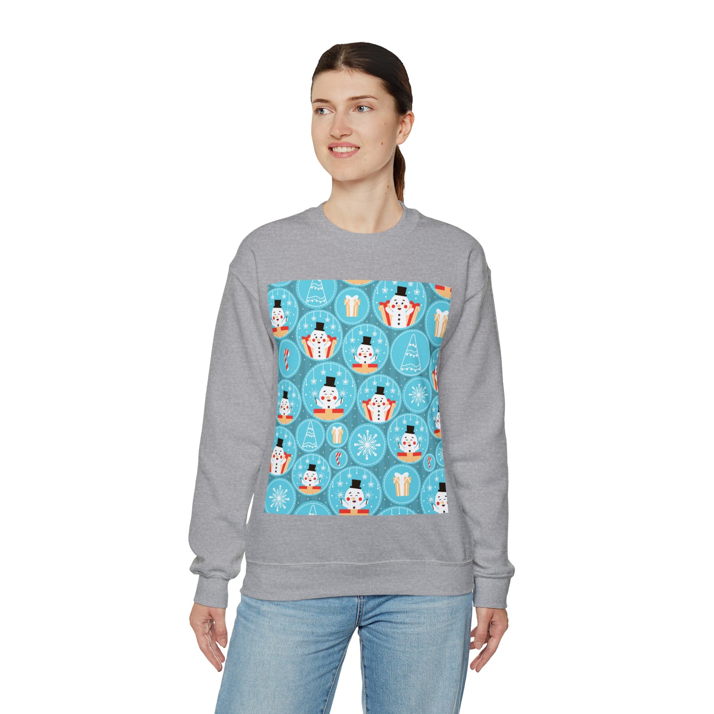 Unisex Heavy Blend™ Crewneck Christmas Ugly Sweatshirt5