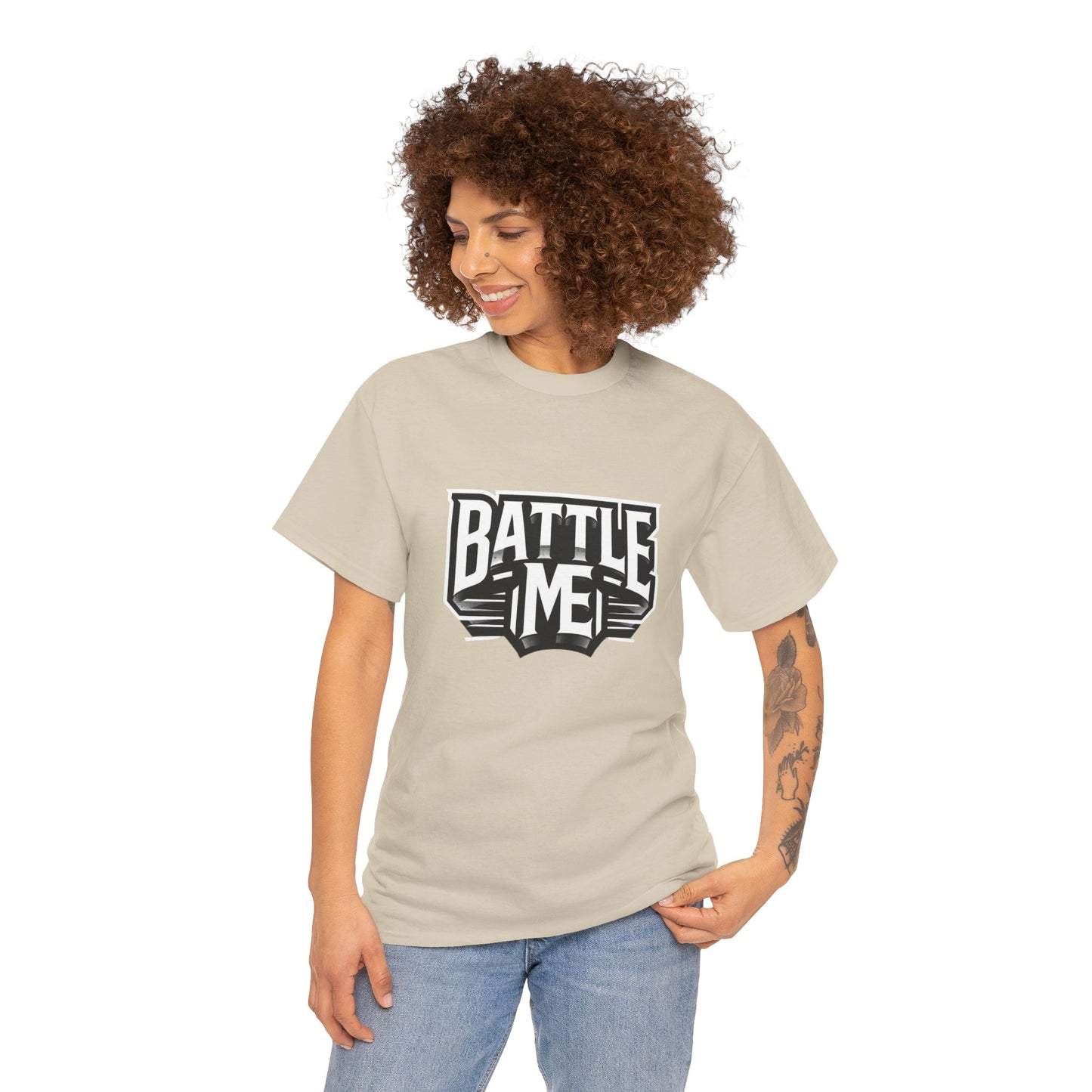 Heavy Cotton Tshirt Unisex for Battle on Live