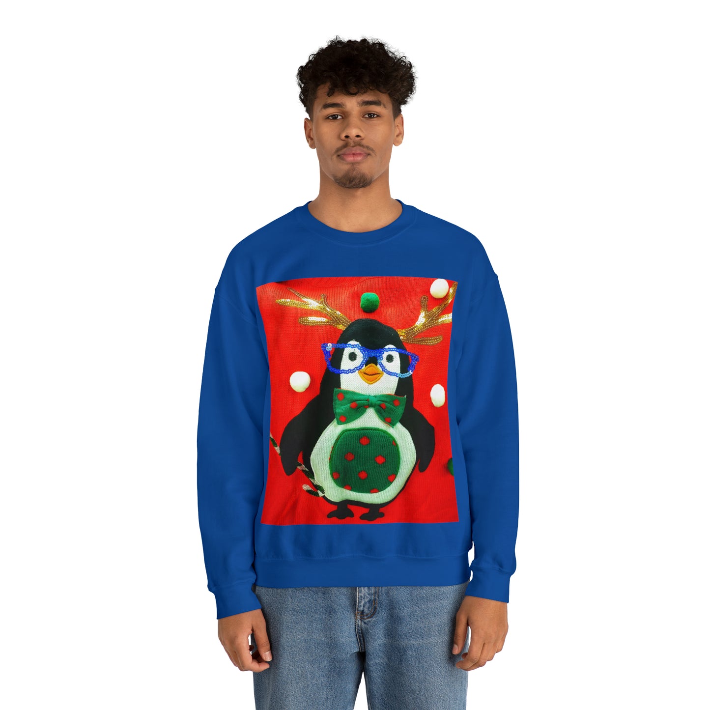 Unisex Heavy Blend™ Crewneck Christmas Ugly Sweatshirt