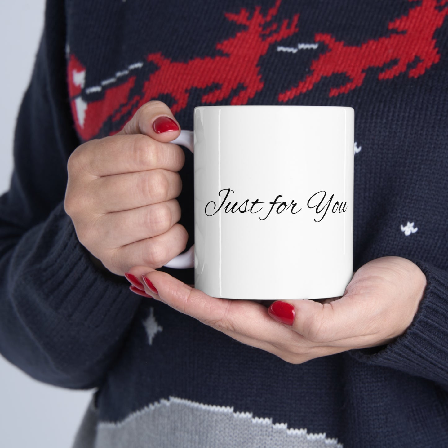 Just for You Merry Christmas Ceramic Mug 11oz