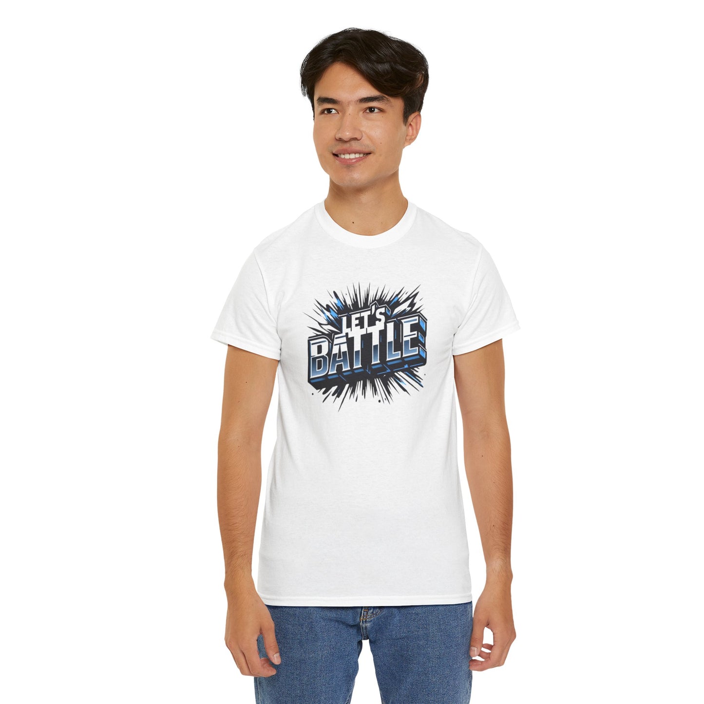 Heavy Cotton Tshirt for Male and Female Lets Battle