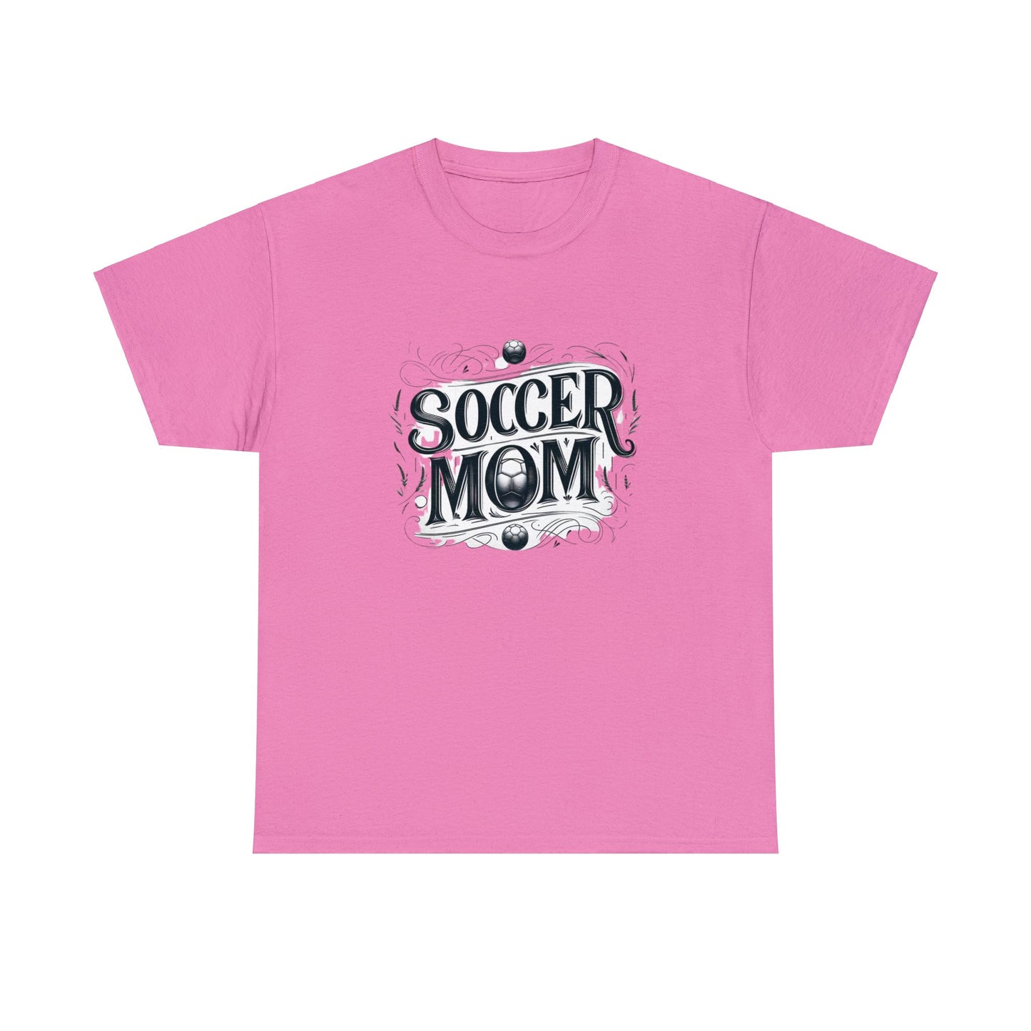 Soccer Mom Black Design Unisex Heavy Cotton Tee