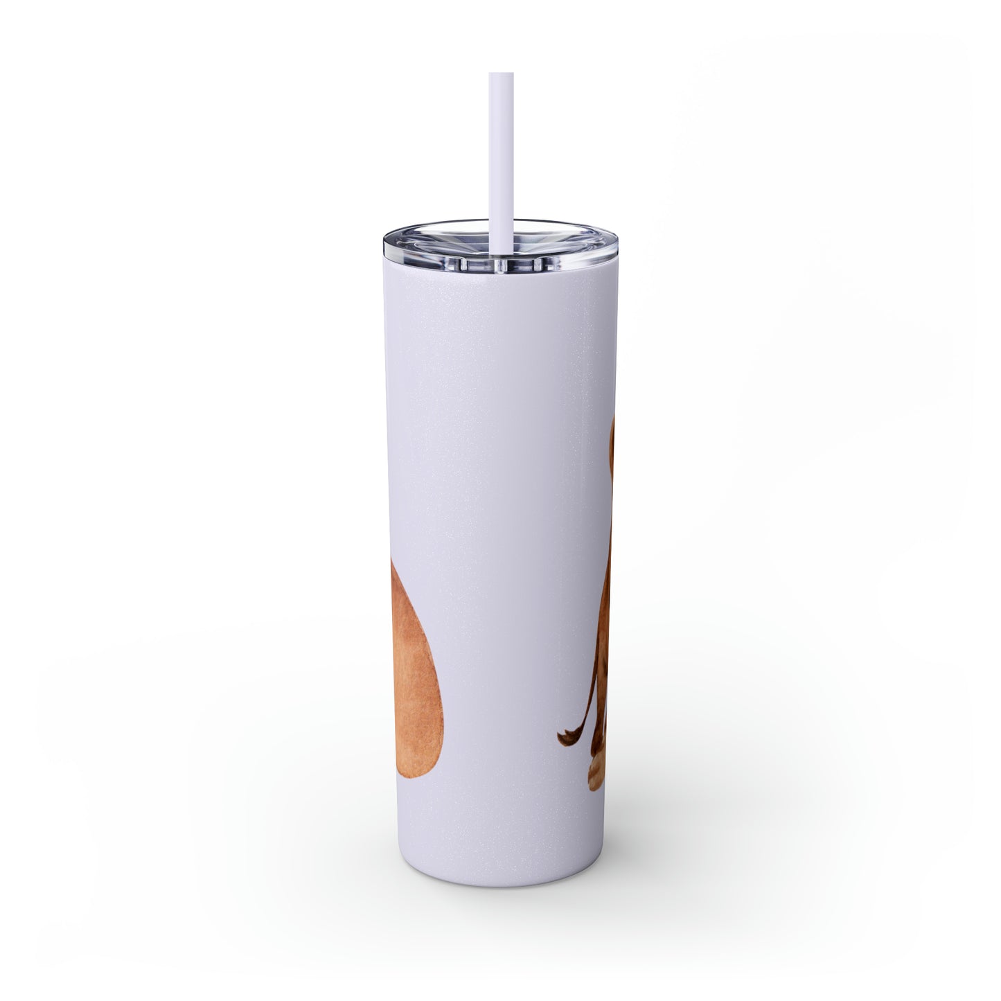 Skinny Tumbler with Straw 20oz - Lion